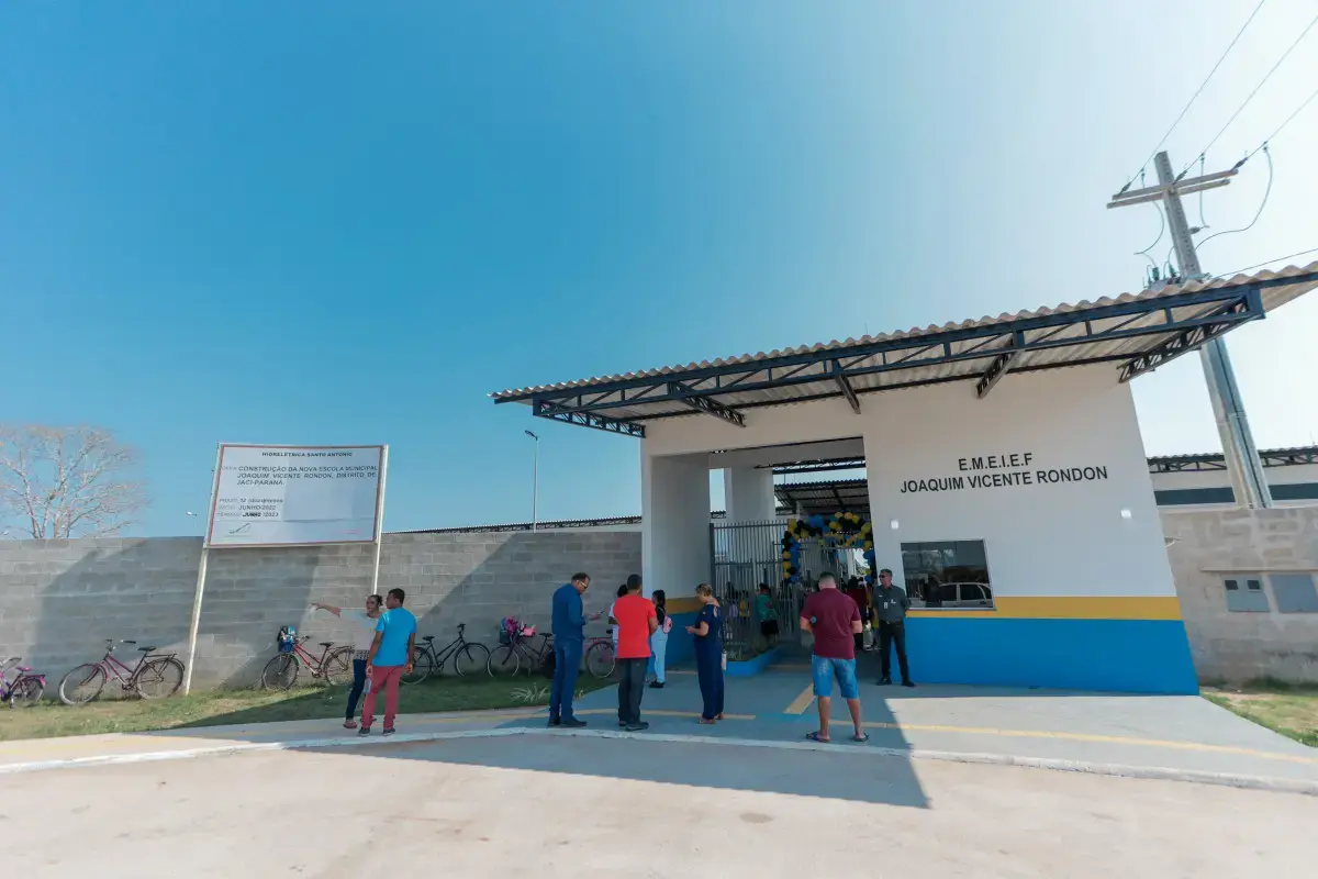 Prédio de escola municipal da rede pública de ensino em Porto Velho