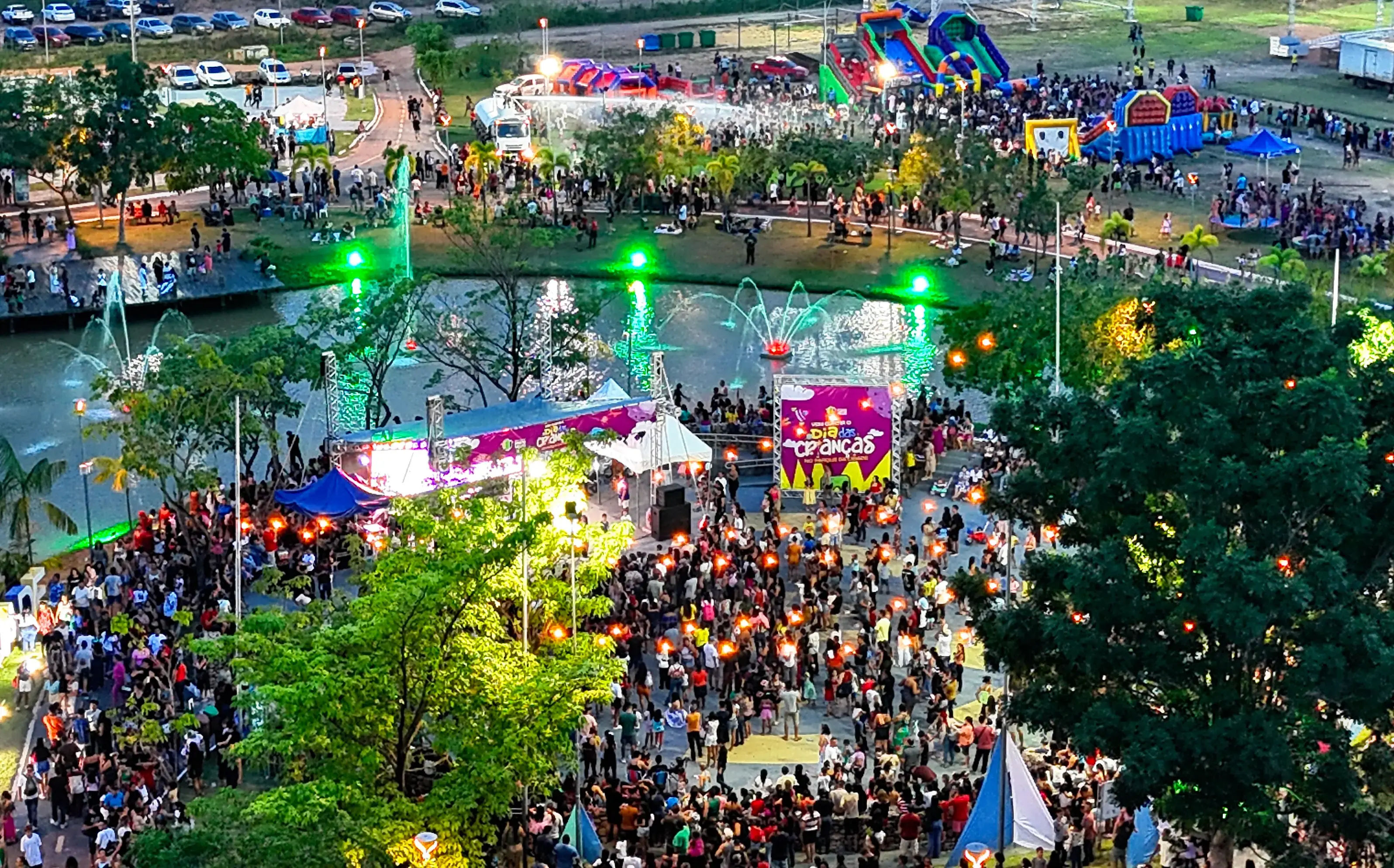 Dia das Crianças reuniu cerca de 40 mil pessoas no Parque da Cidade
