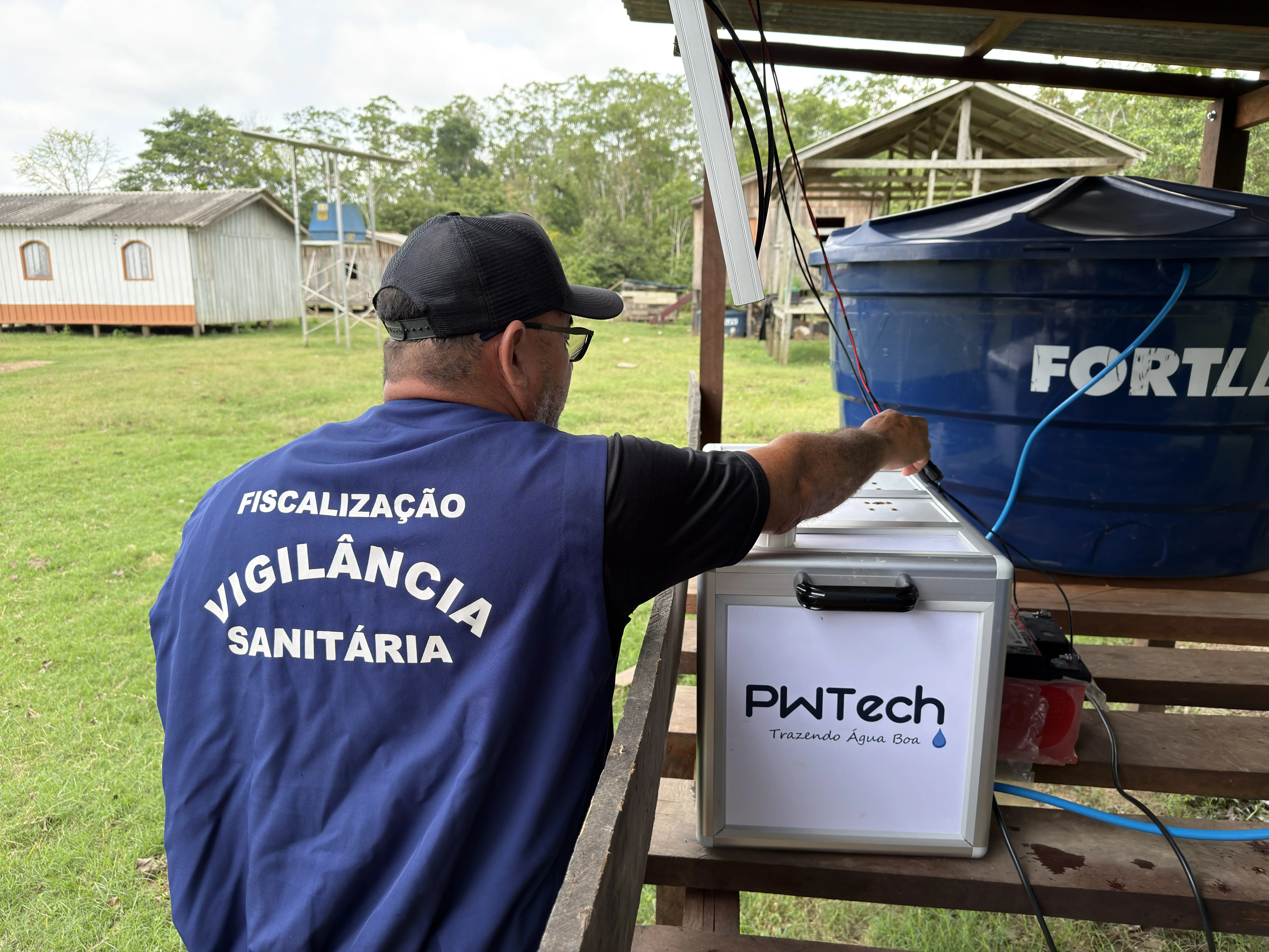 Comunidades ribeirinhas de Porto Velho recebem sistemas de tratamento de água