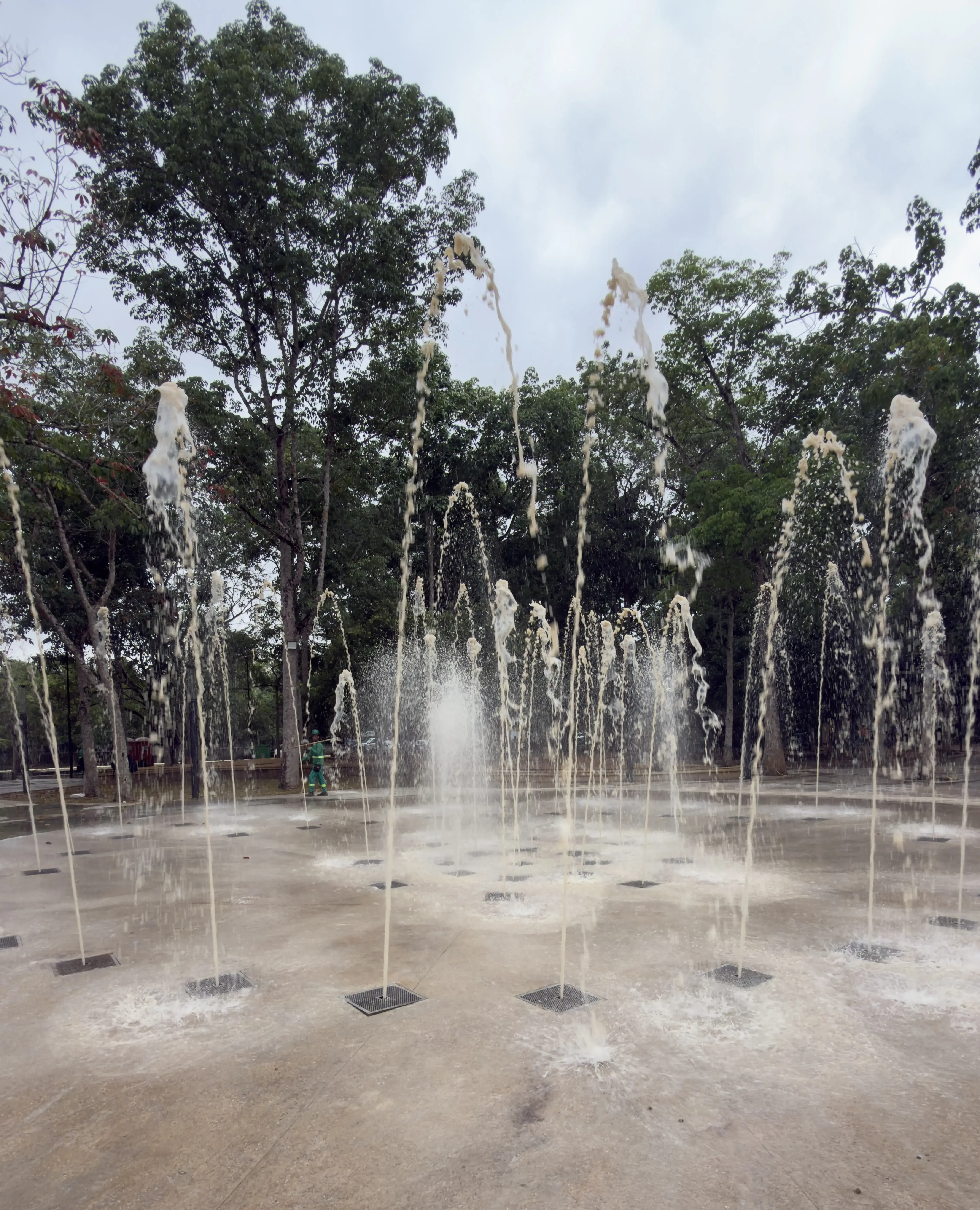 Fonte interativa do Parque Circuito terá funcionamento especial no feriado de Finados