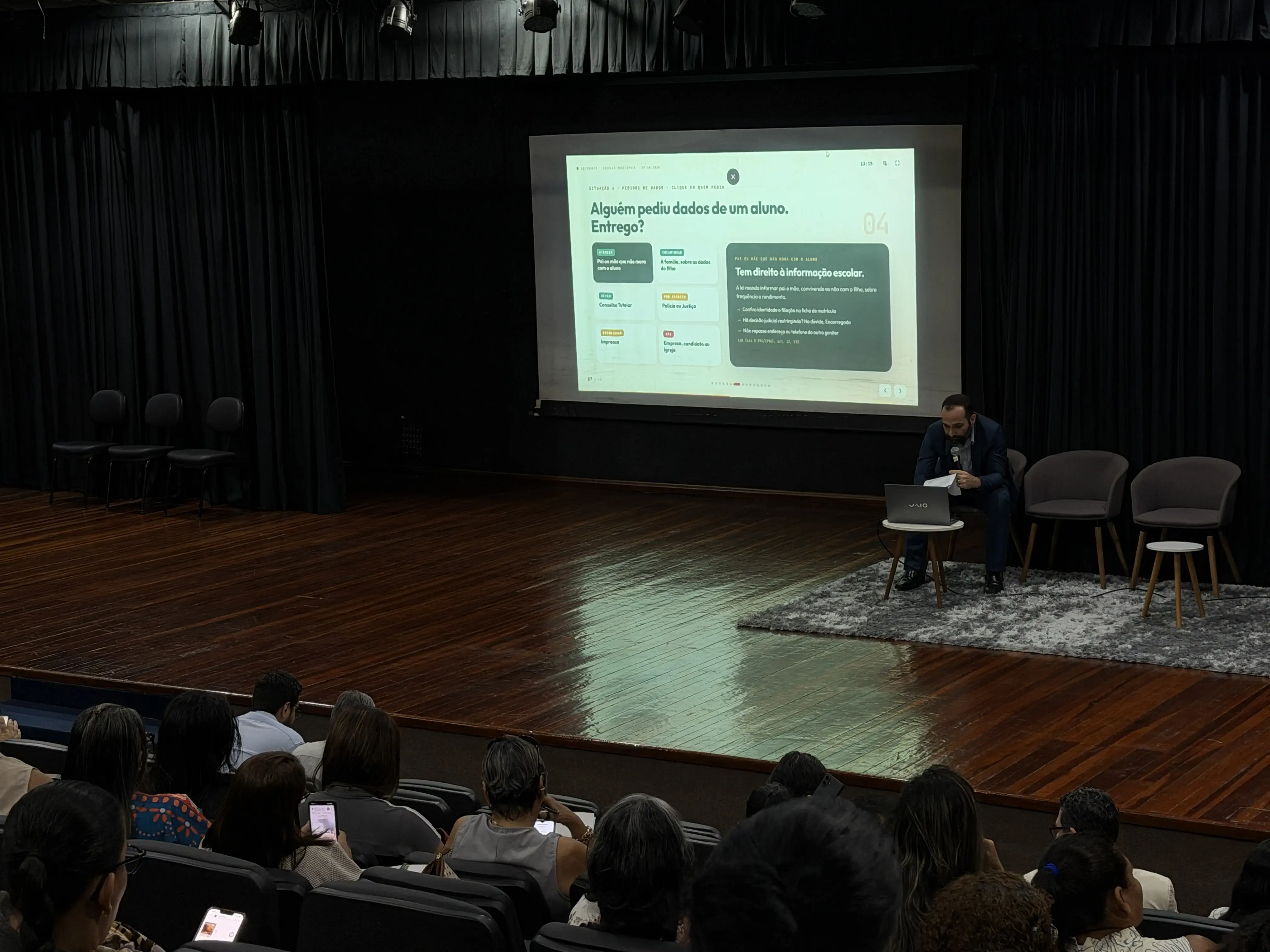 Prefeitura de Porto Velho promove seminário sobre proteção de dados em escolas municipais