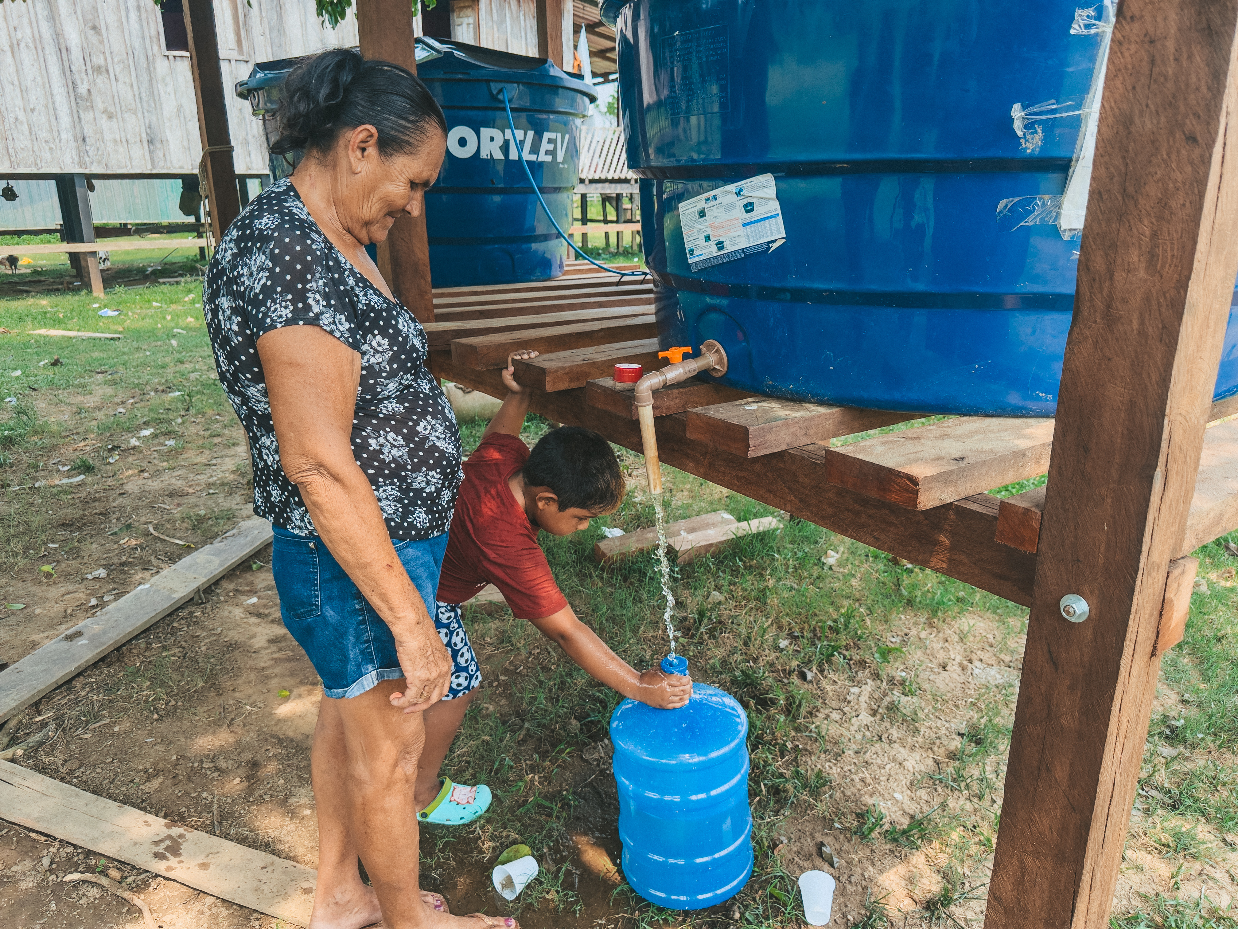 Campanha incentiva a população a apoiar comunidades rurais, ribeirinhas e indígenas afetadas pela falta de abastecimento