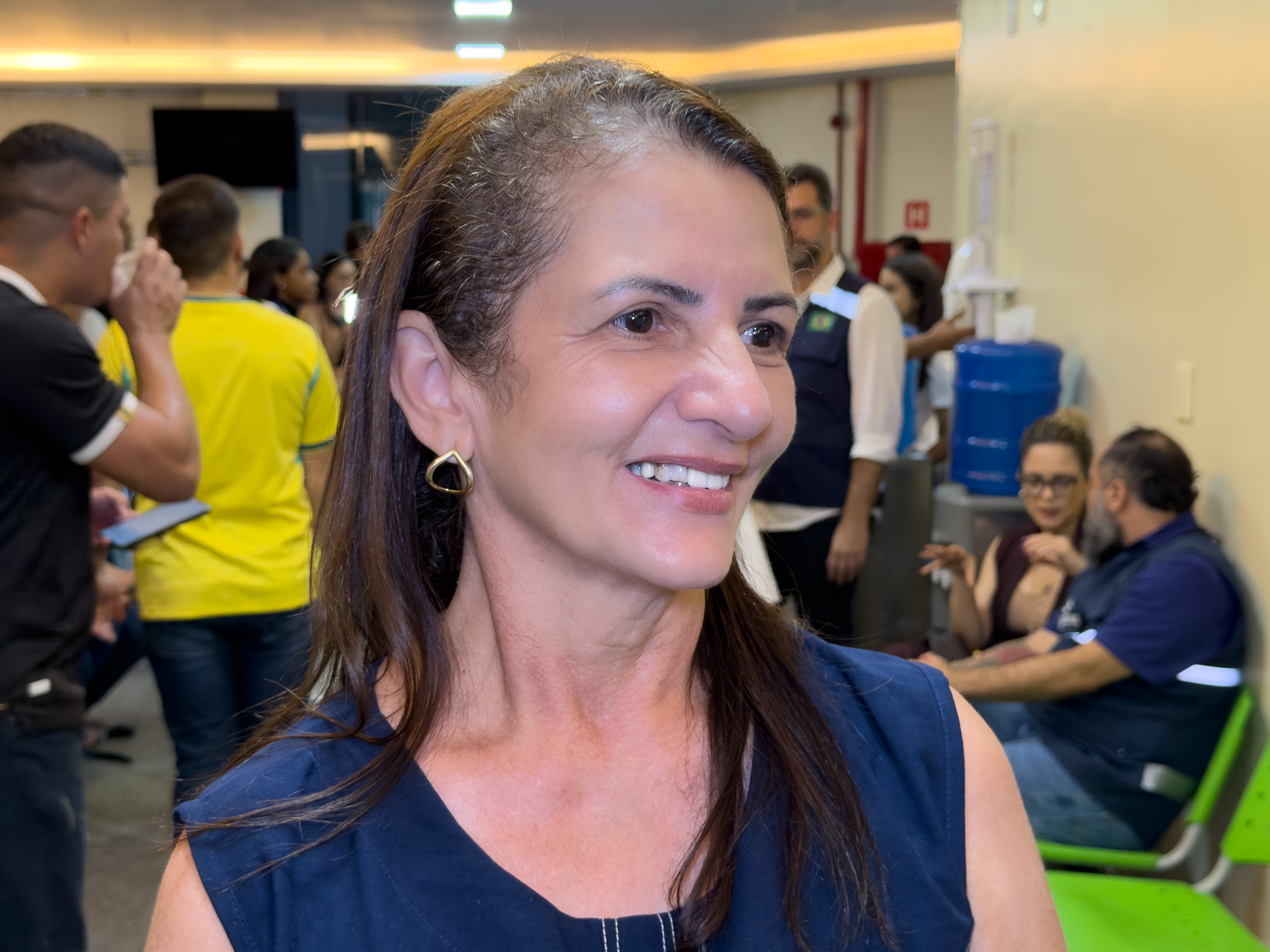 Sandra Cardoso reforça que a parceria busca reduzir filas e melhorar os atendimentos