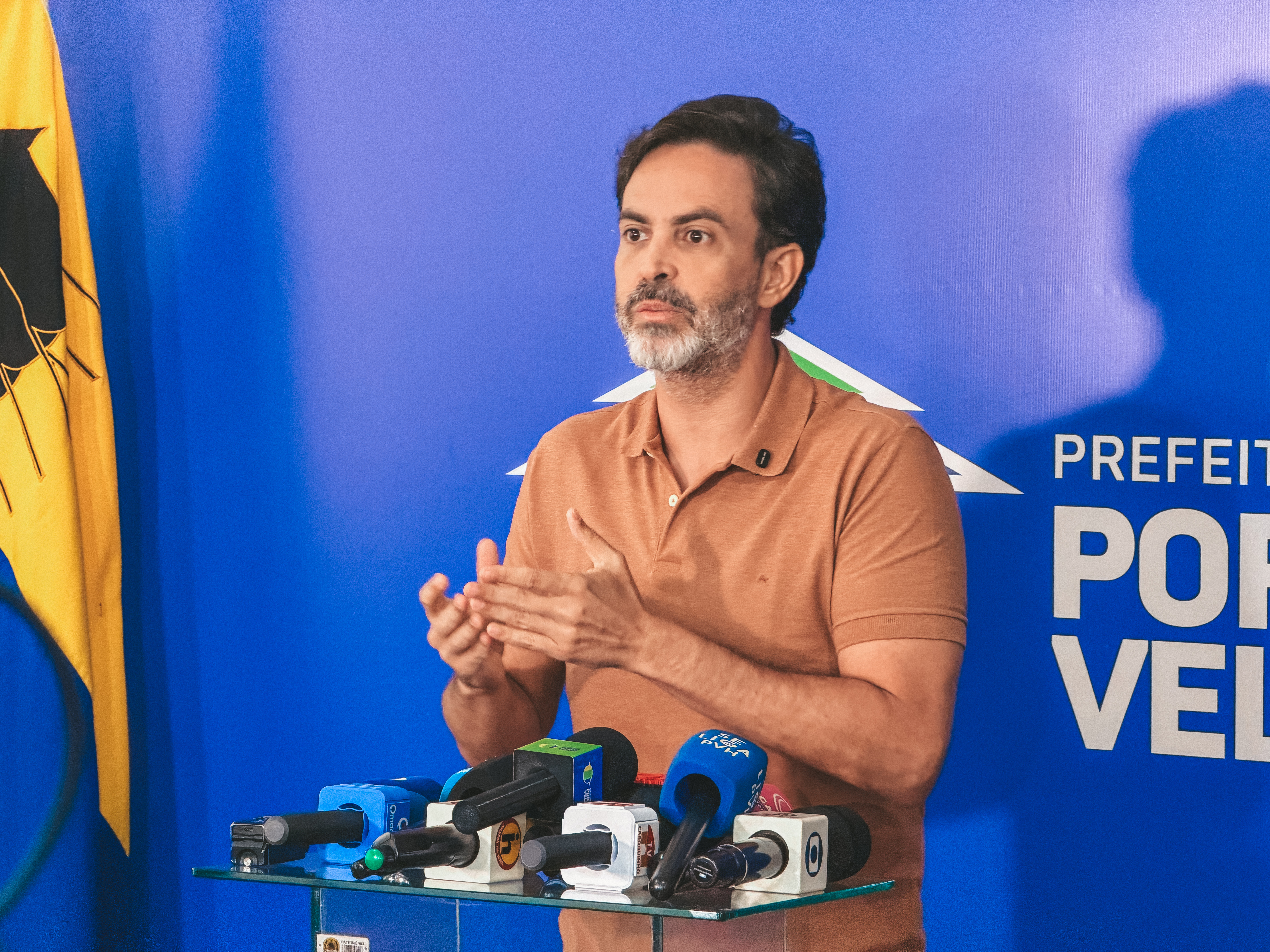 O prefeito Léo Moraes desejou boa sorte aos candidatos do concurso da Semusa, que oferece 2.248 oportunidades