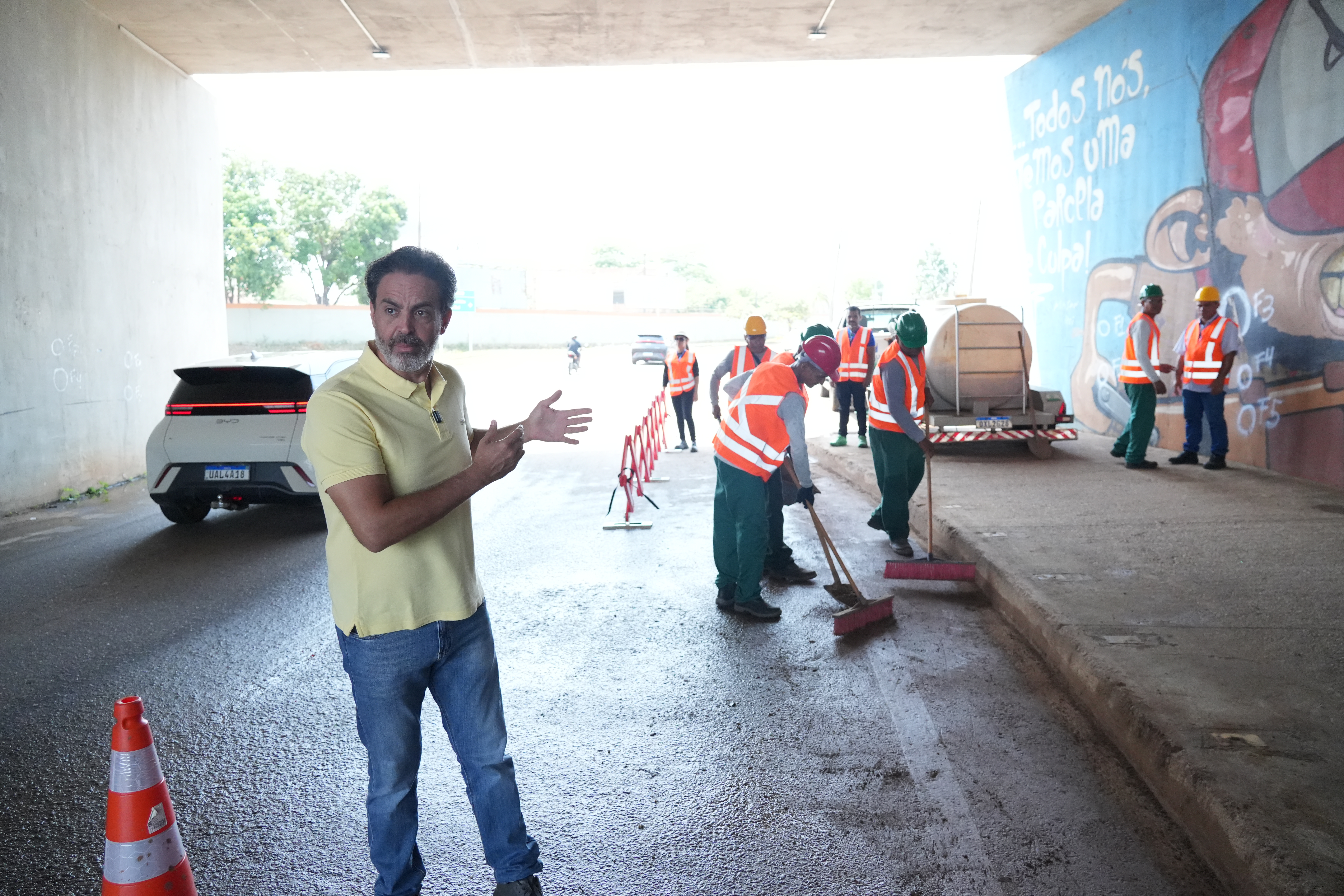 Léo Moraes afirmou que a iniciativa une ressocialização, emprego e economia nos serviços públicos