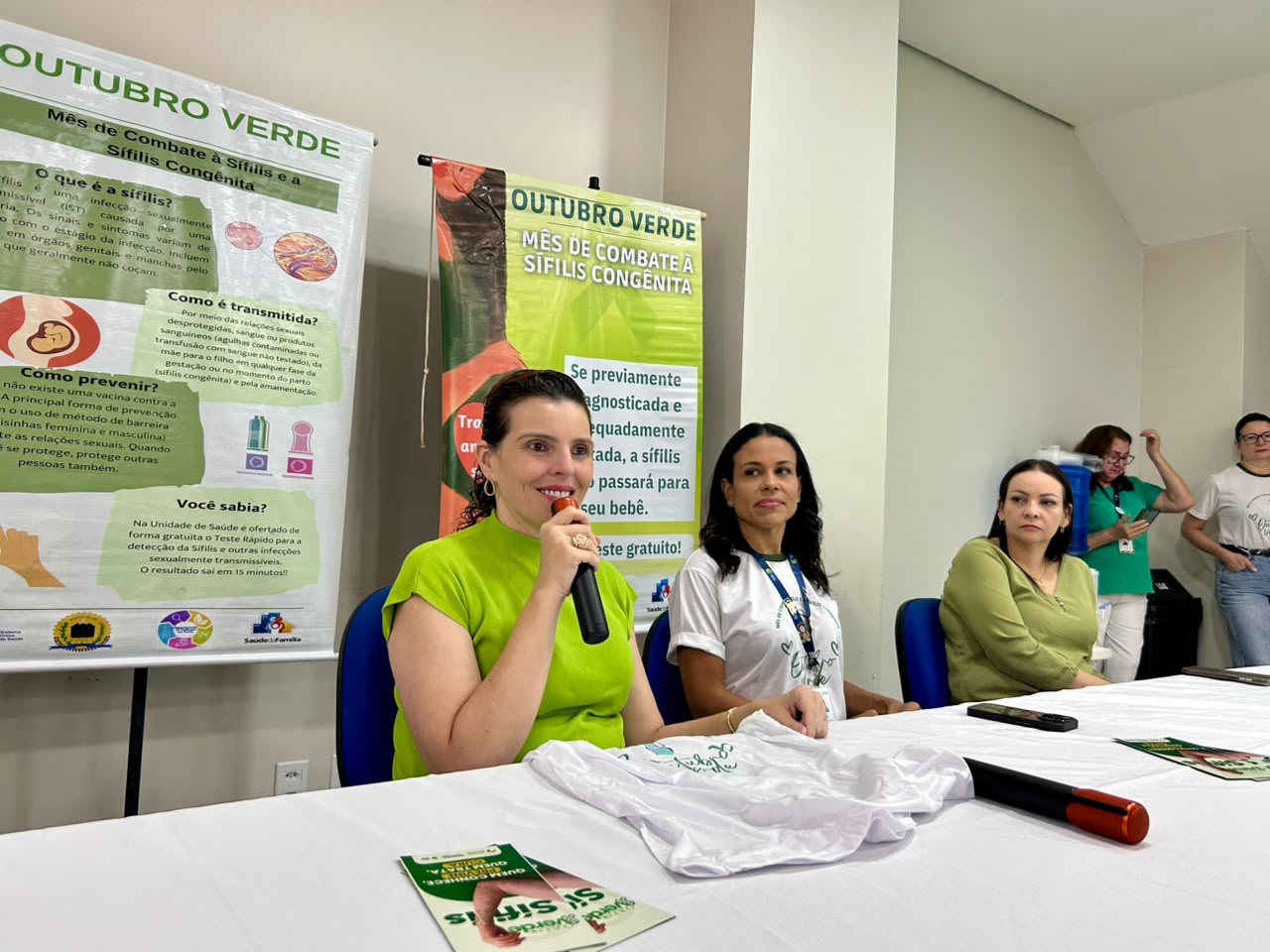 Mariana Prado afirmou que a Semusa trabalha para melhorar os indicadores de sífilis com o empenho das equipes de saúde