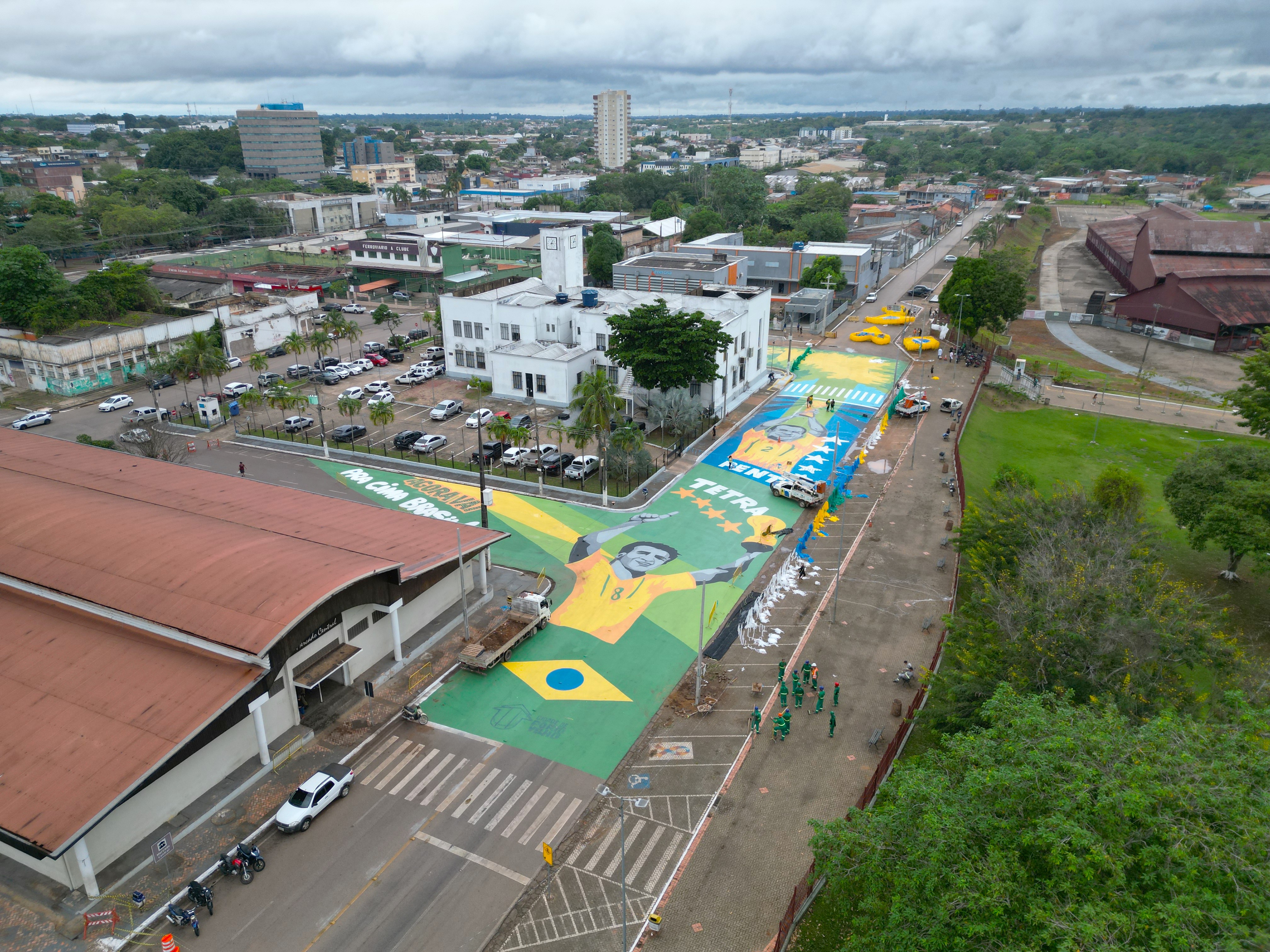 COPA - Centro histórico se transforma em palco de cores, torcida e celebração