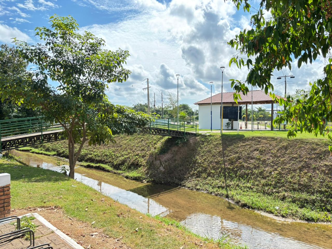 MEIO AMBIENTE- Após limpeza da Prefeitura, peixes voltam a aparecer no Igarapé do Botinha