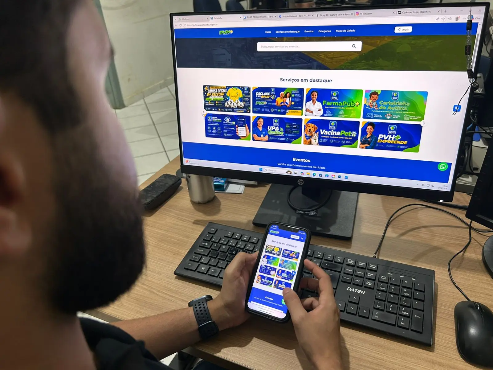 INOVAÇÃO - Contribuintes já podem emitir certidões e boletos online pelo PVH+ em Porto Velho 
