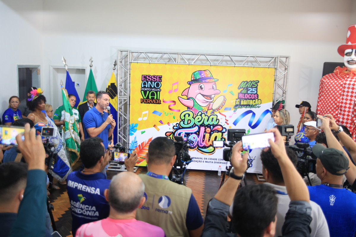 B&Eacute;RA FOLIA - Programa&ccedil;&atilde;o oficial e identidade visual do Carnaval 2026 s&atilde;o apresentadas em Porto Velho