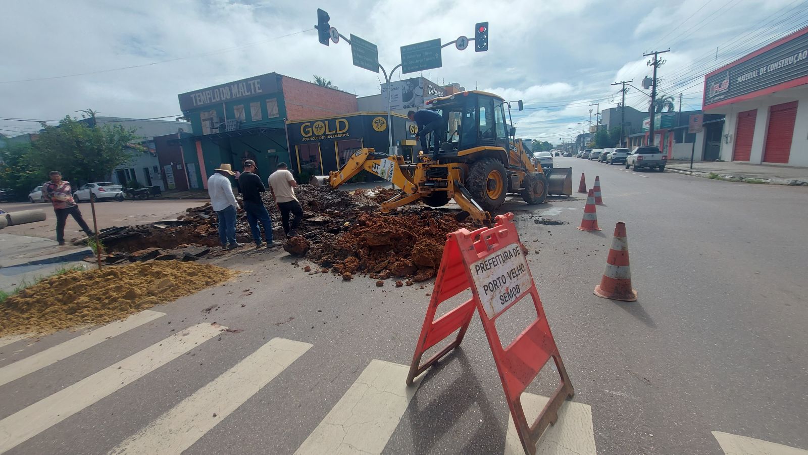 Intervenção contempla a substituição de seis manilhas danificadas