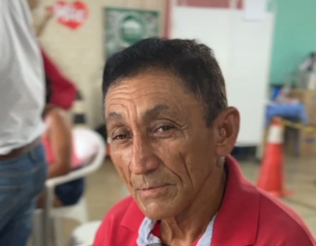 Francisco Almeida esteve no evento para uma consulta médica