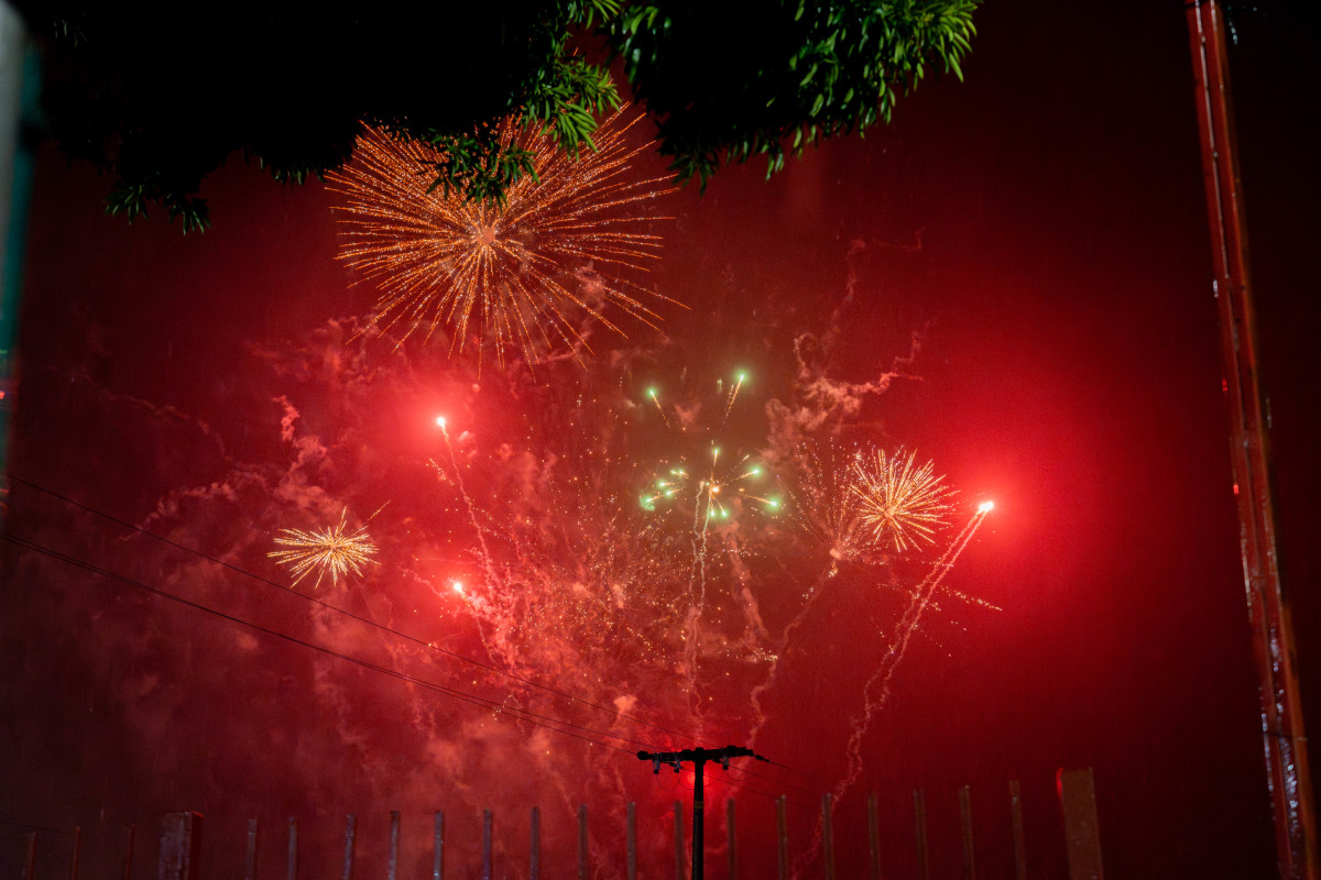 Serão utilizados 2 mil kg de fogos, com duração aproximada de oito minutos