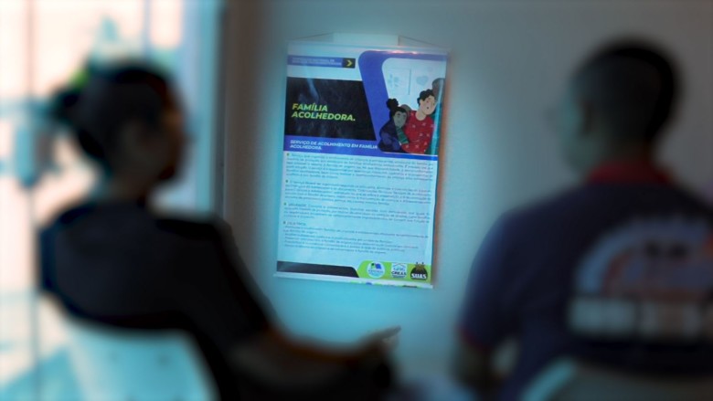 SAF é o responsável por cadastrar, capacitar, habilitar e acompanhar as famílias acolhedoras