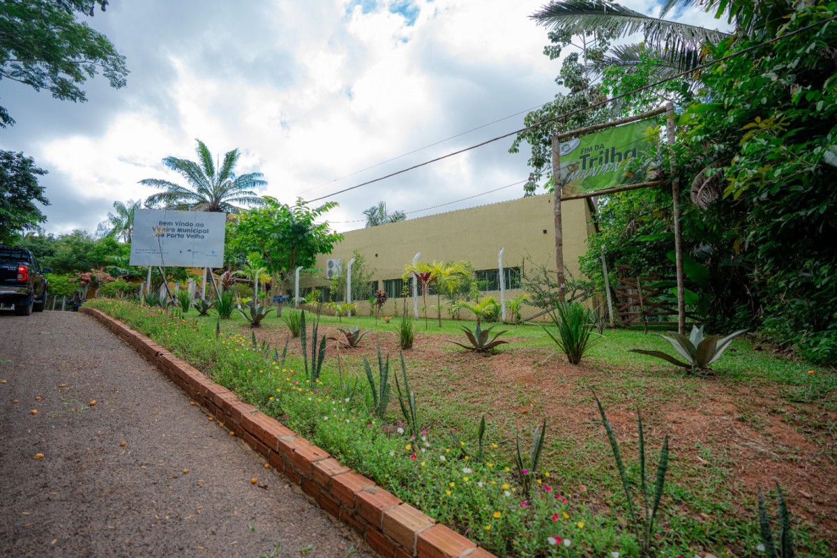 Viveiro Municipal, localizado no Parque Natural de Porto Velho