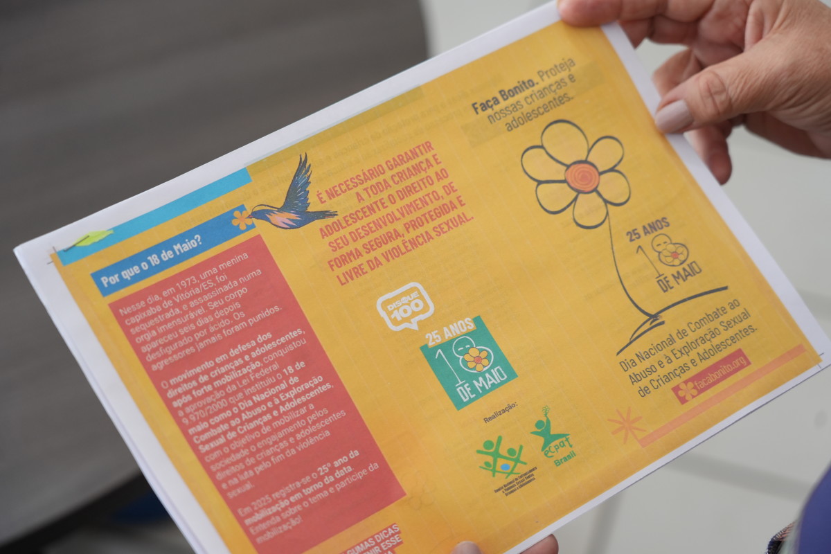 Campanha Maio Laranja é uma iniciativa nacional de conscientização e enfrentamento ao abuso e à exploração sexual de crianças e adolescentes