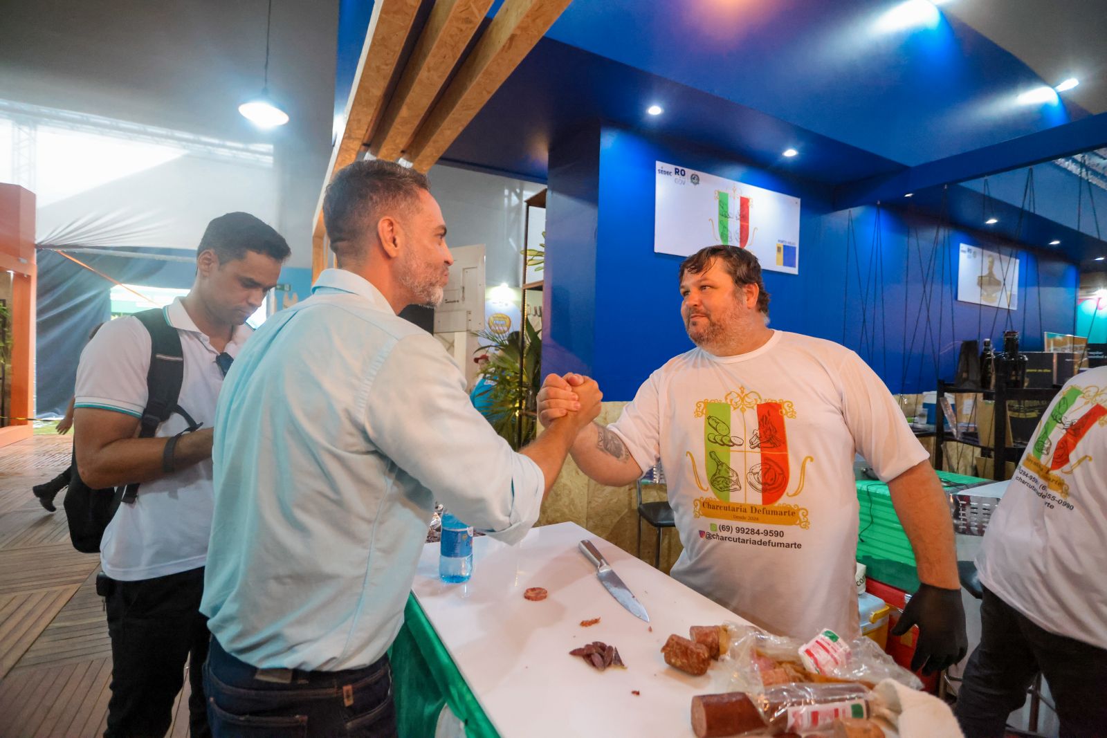  Ronaldo Bianc levou para a feira uma linha diversificada de produtos artesanais