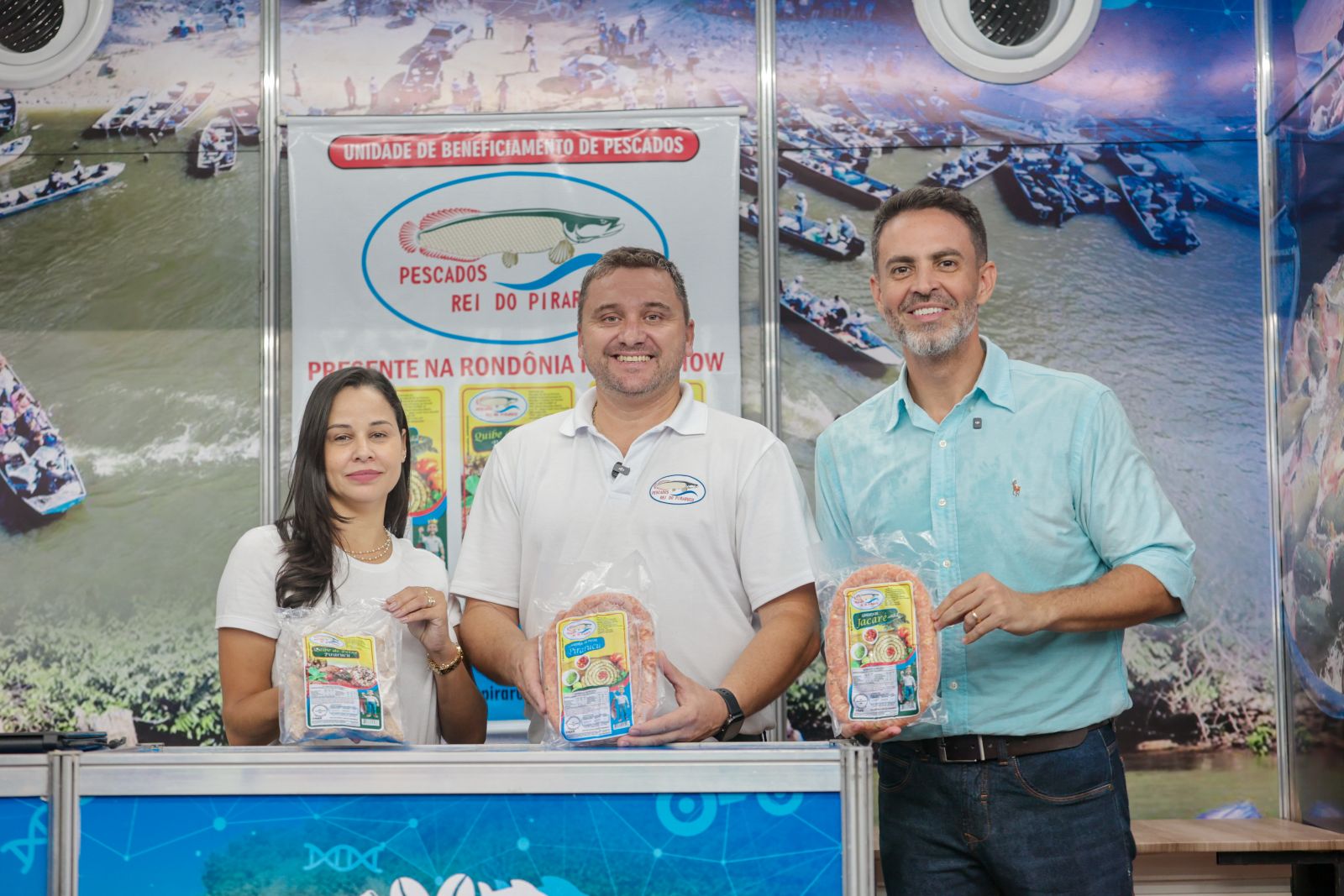 Pescados Rei do Pirarucu apresentou uma novidade que chamou a atenção, a linguiça de carne de jacaré