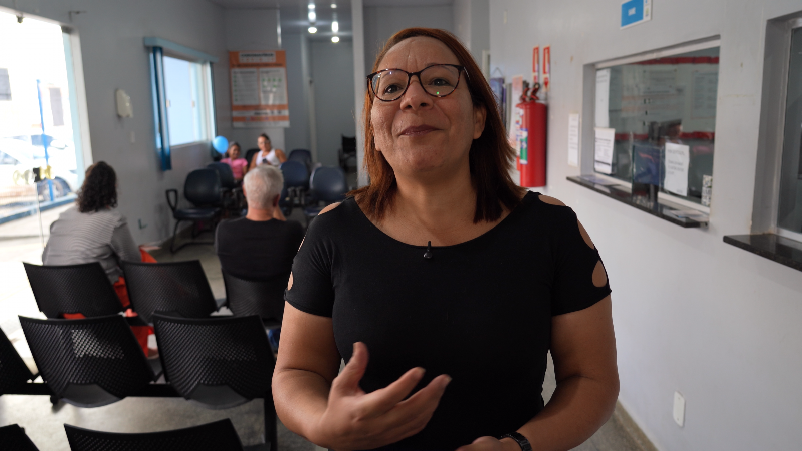 Ana Paula, moradora da região