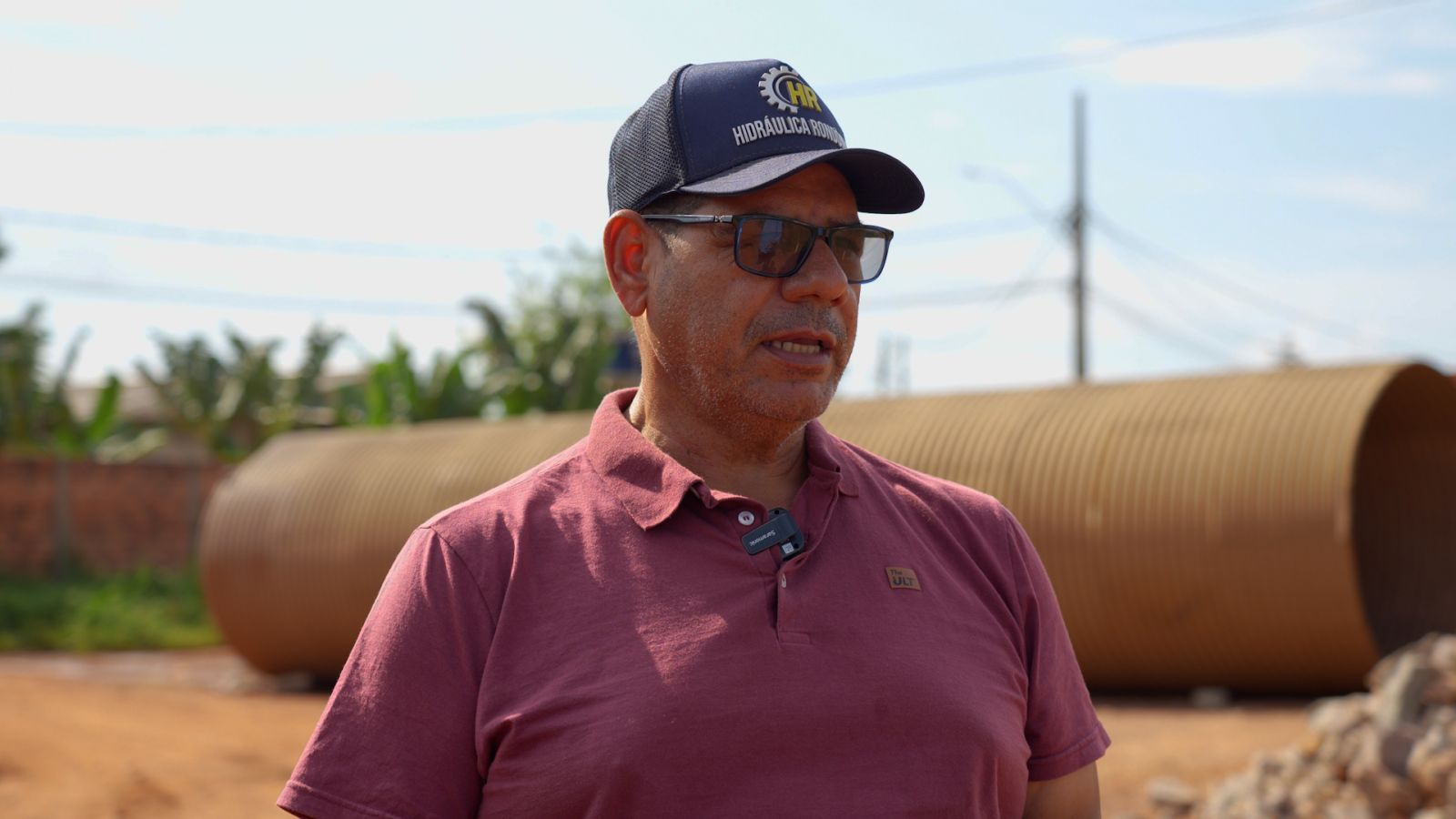 De acordo com oArnaldo Fortes, foi necessário fazer a limpeza do entorno do local onde o tubo será instalado