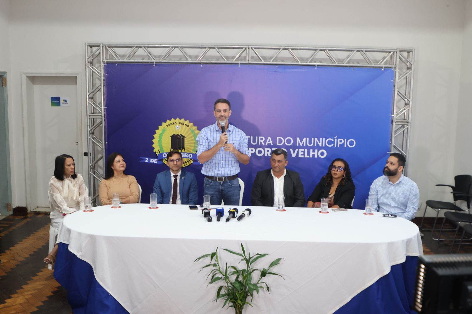 Além do prefeito, participaram do ato de assinatura membros do TJ/RO, MP/RO e DPE/RO