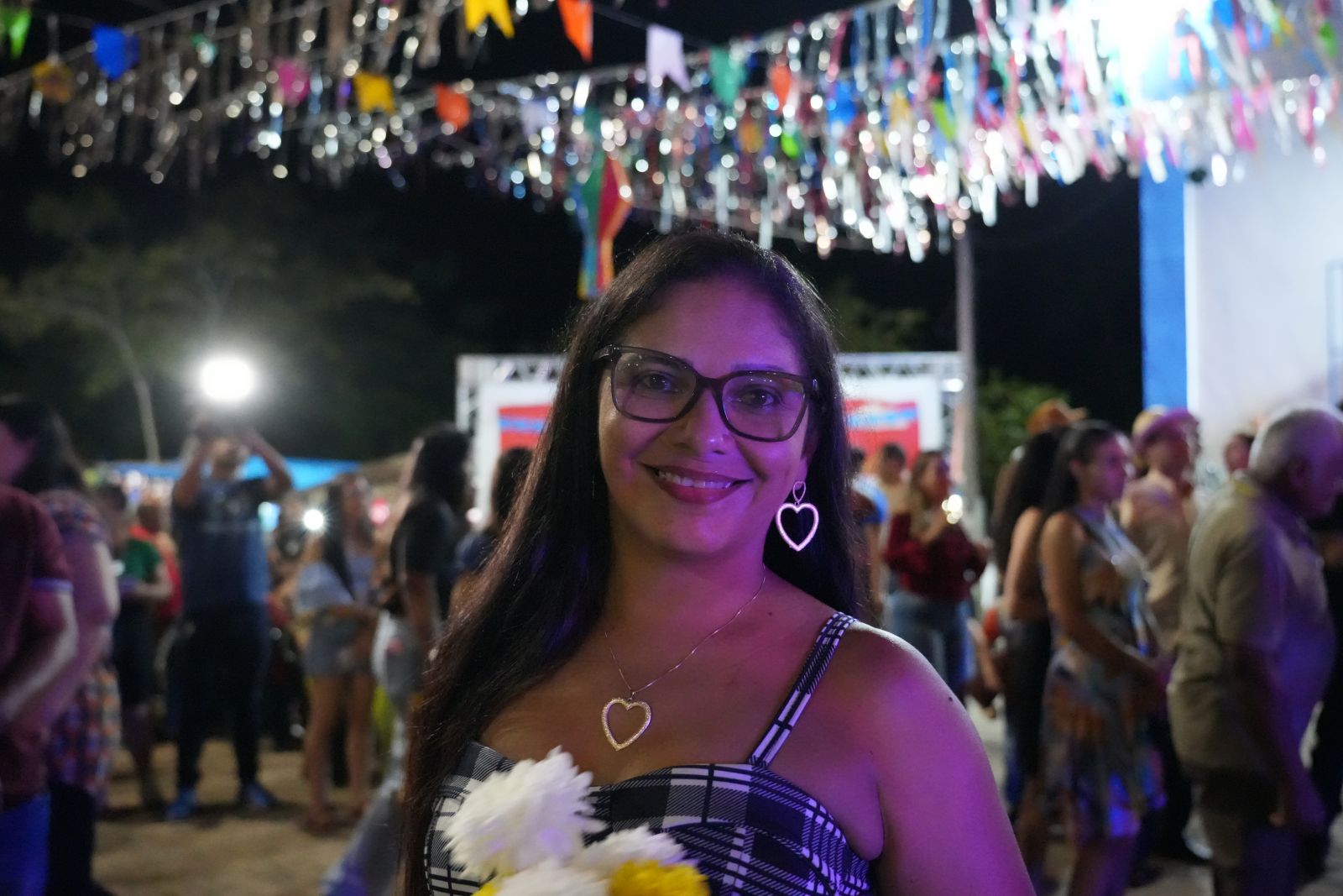 Arlete Nascimento, moradora do bairro Cascalheira, foi uma das visitantes