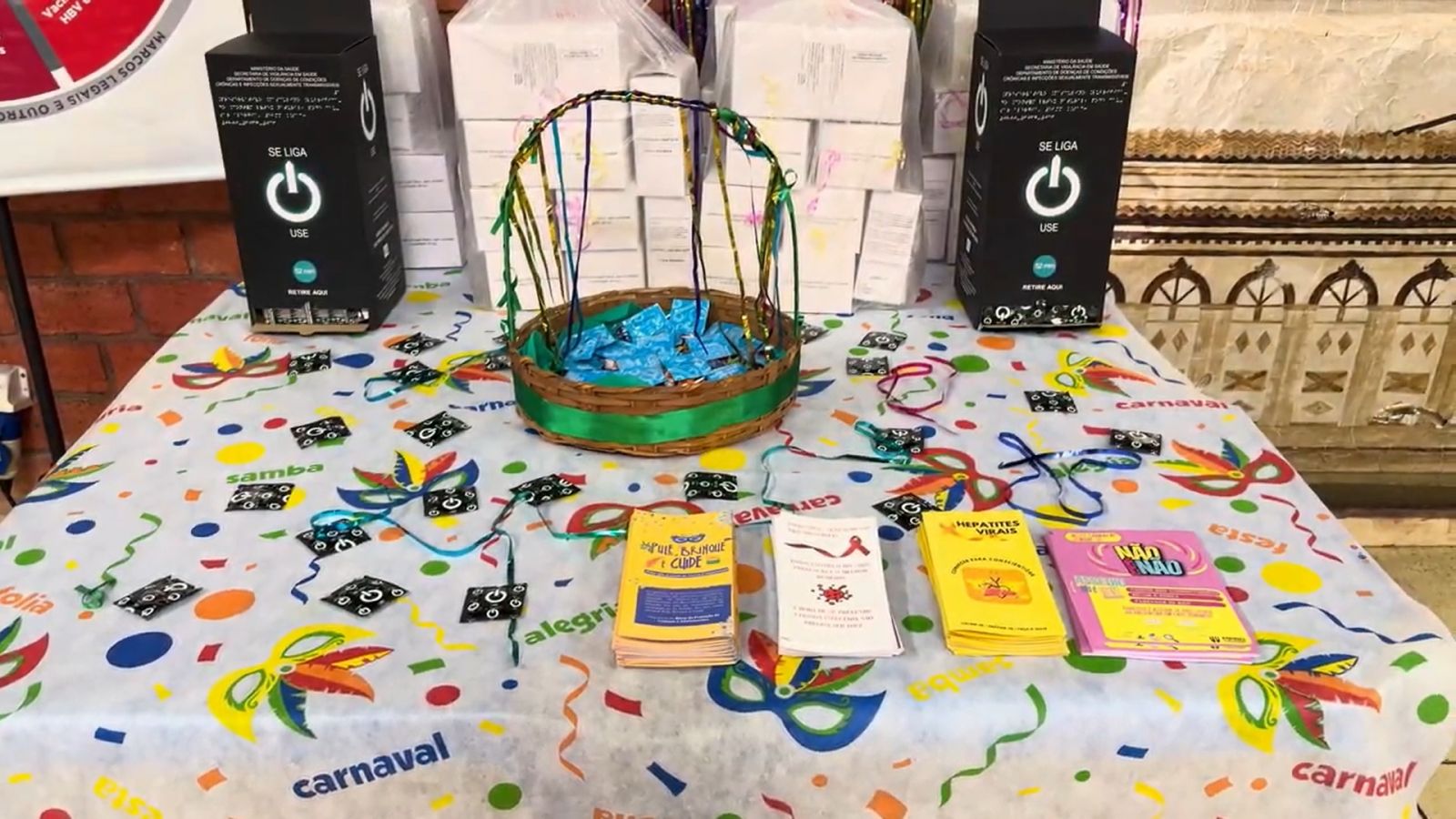 Entre as ações que serão desenvolvidas, está a distribuição de material gráfico informativo e distribuição de preservativos