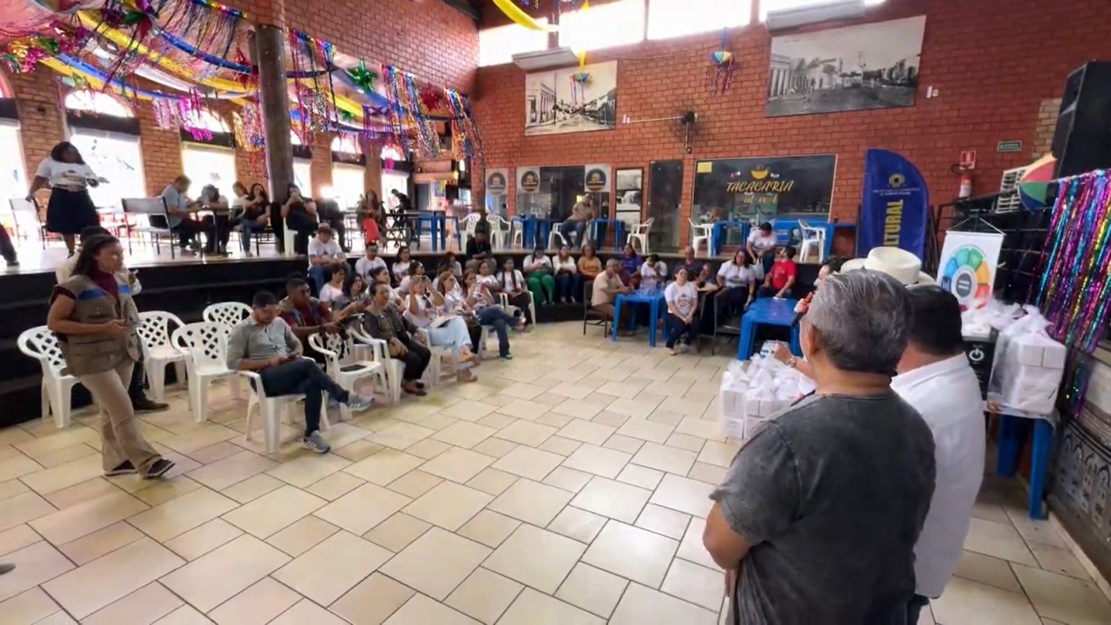 Ação ocorreu no Mercado Cultural