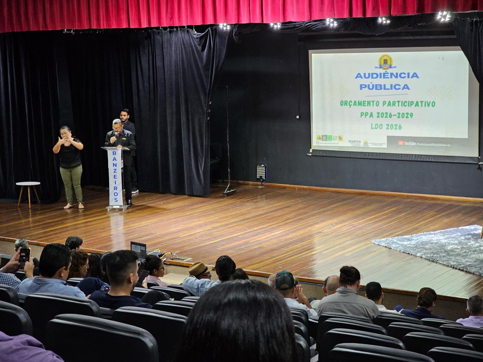 Audiência integra o Orçamento Participativo e busca ouvir a população para definir prioridades do orçamento municipal