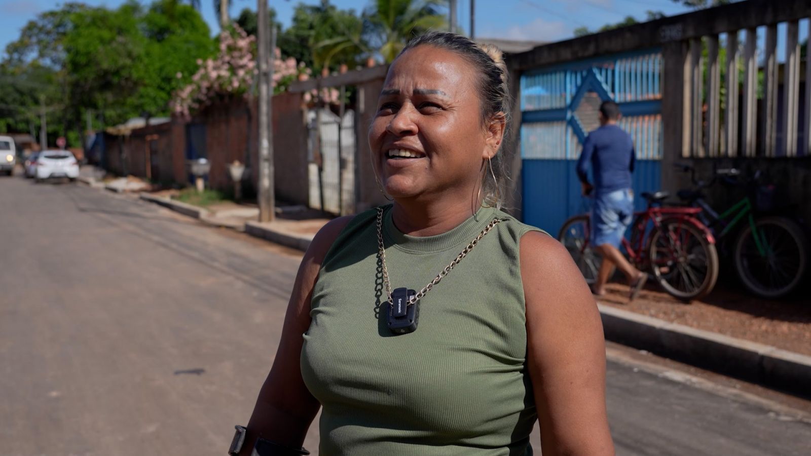 Leide Nascimento esperava ansiosa por esse momento