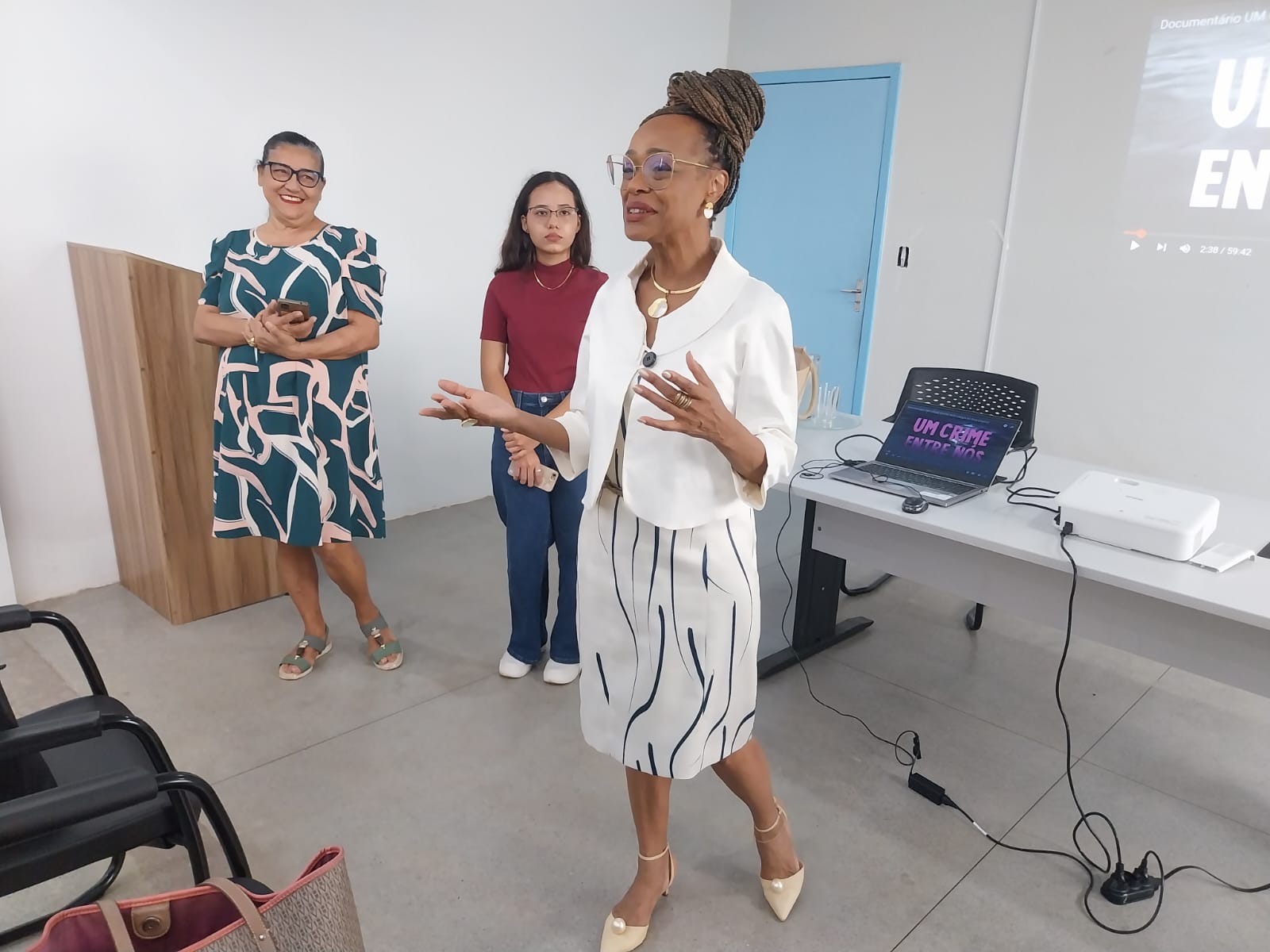 Itaci Alves, explicou que a capacitação trabalha como fazer a prevenção da violência contra a criança e adolescente