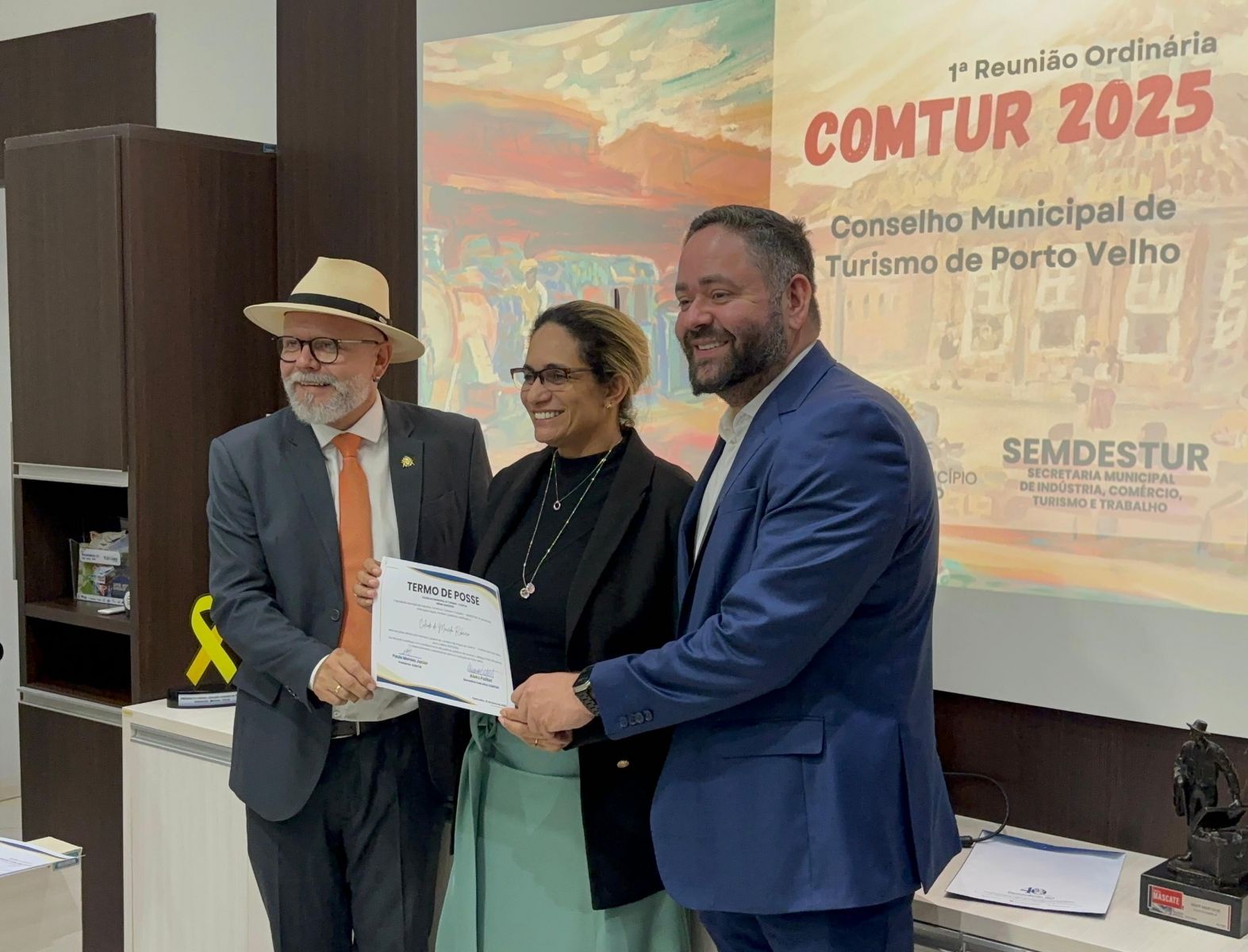 Reunião contou com a posse de novos membros conselheiros