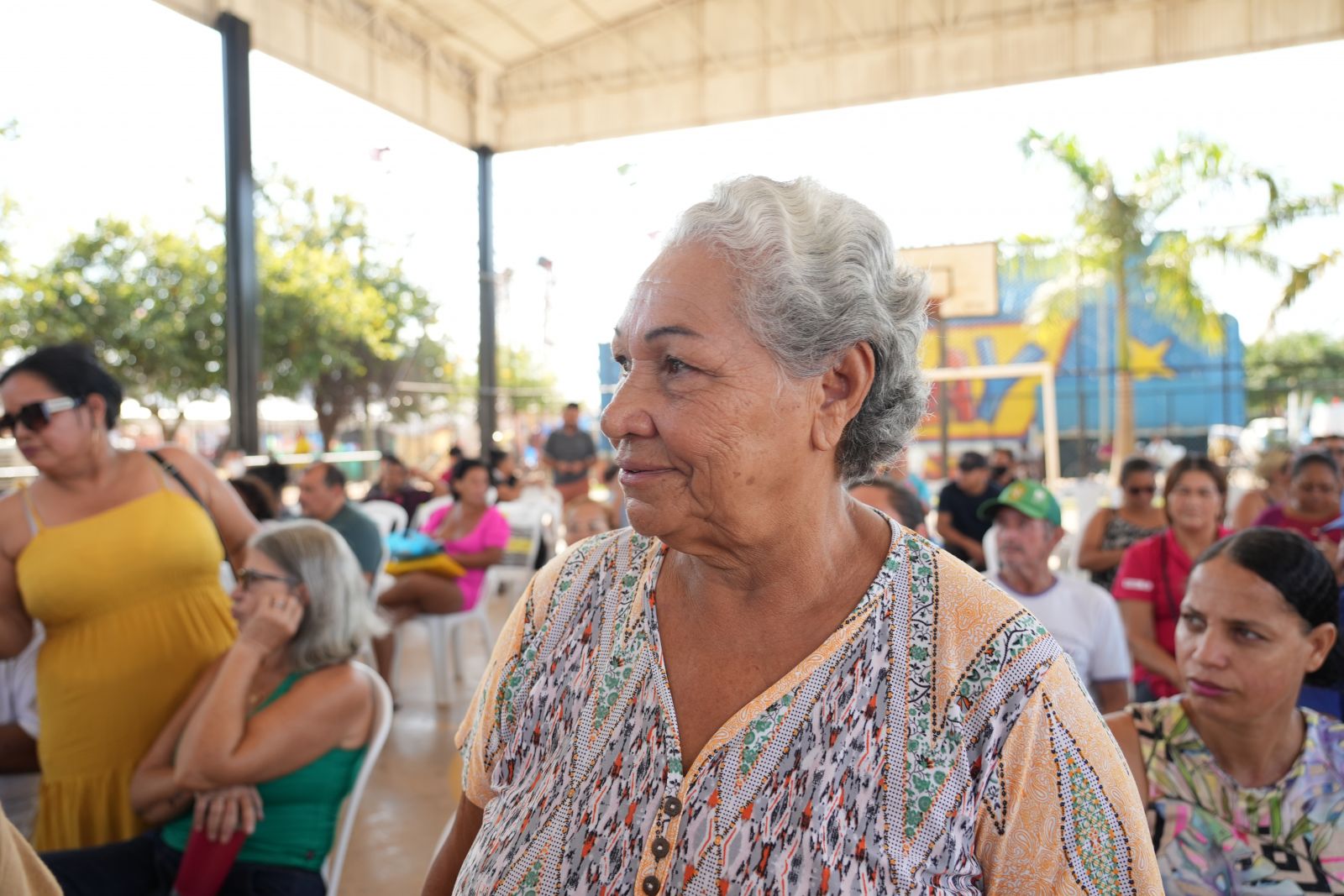 Creuza Vieira, também participou da triagem