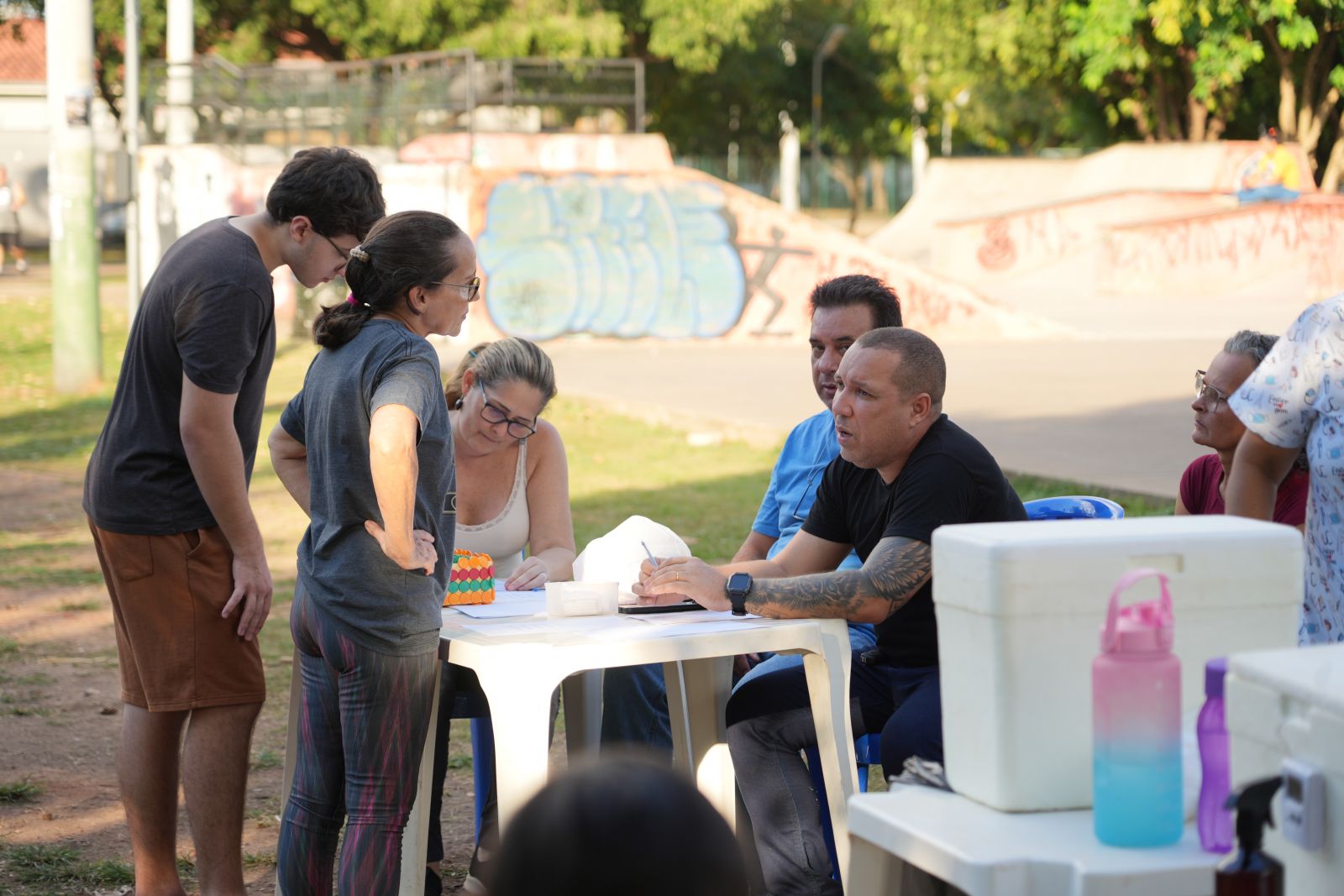 Pontos fixos como o Skate Parque e o Espaço Alternativo, estarão com aplicação de diversas vacinas