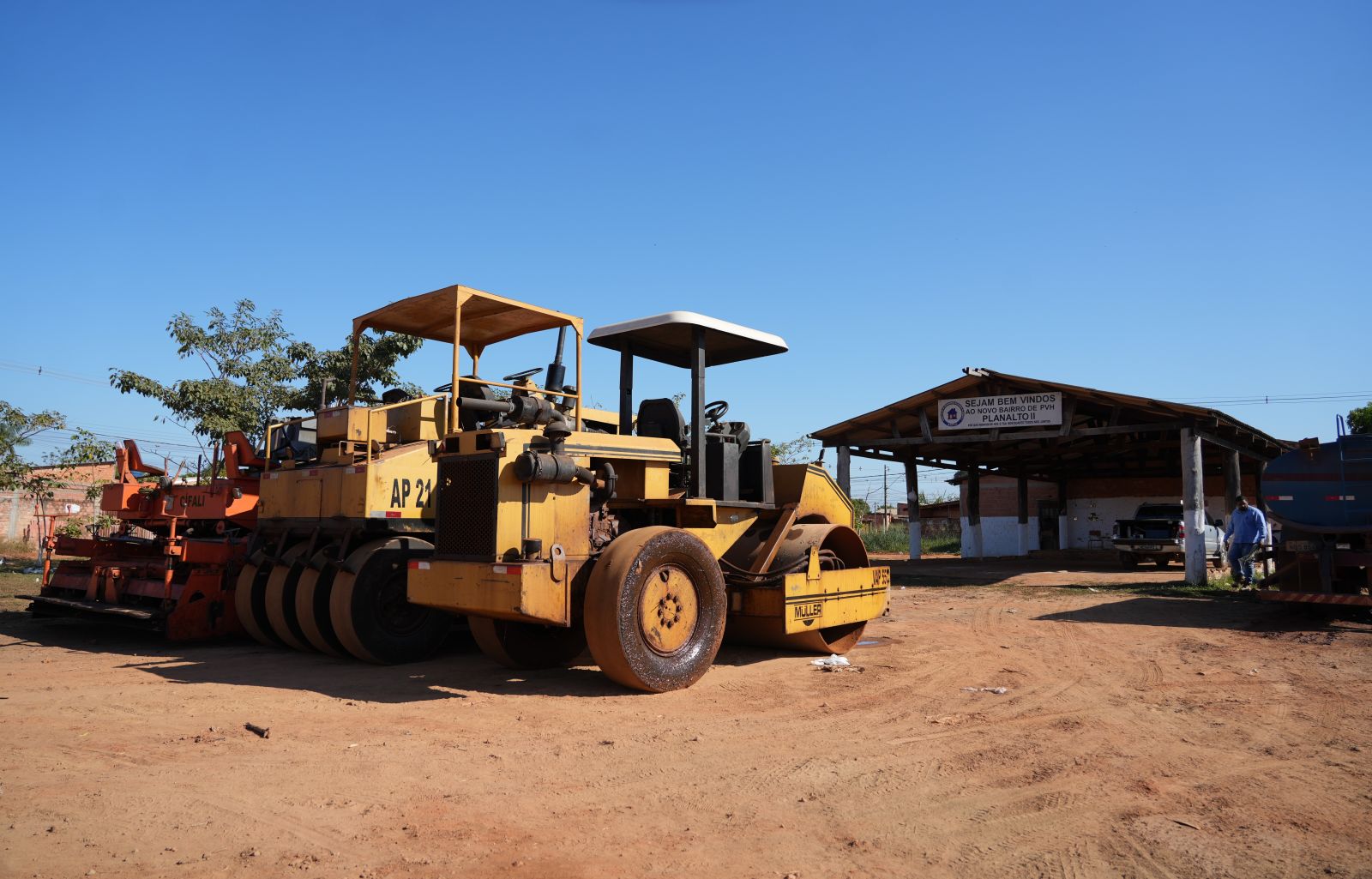 Maquinário já está em pleno funcionamento