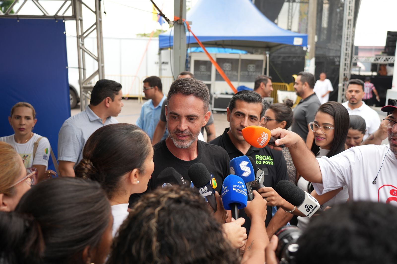 Evento contou com transmissões ao vivo em vários telejornais