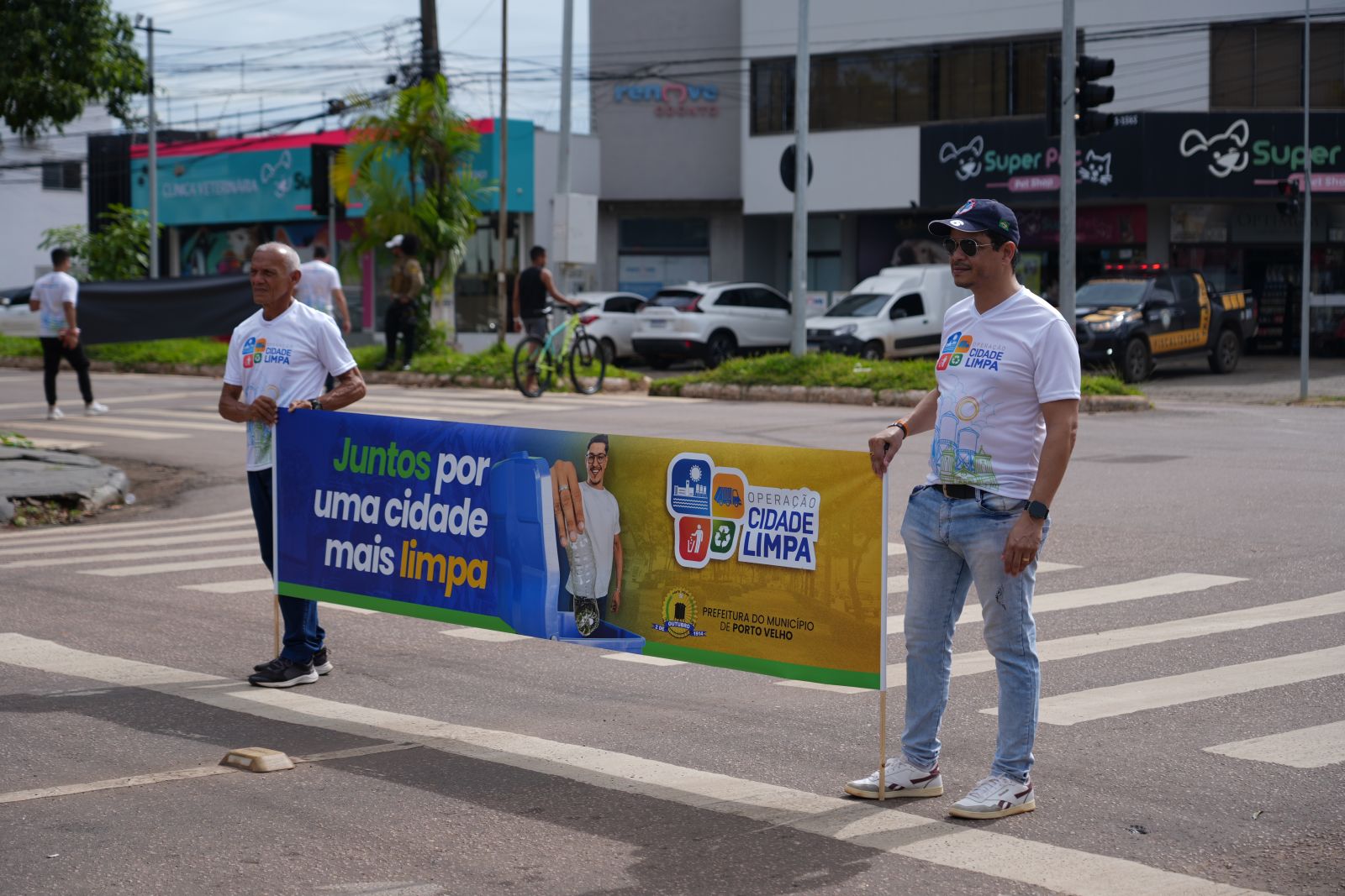 Pit-stop aconteceu no sábado (29), no cruzamento das avenidas Rio Madeira e Calama