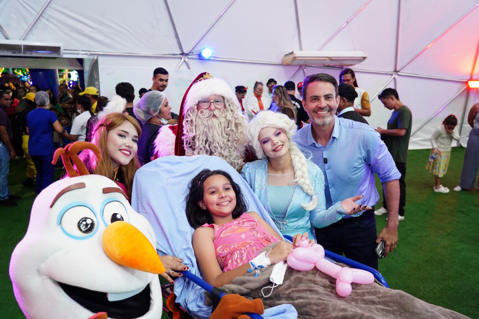  Léo Moraes acompanhou o grupo e falou sobre a iniciativa