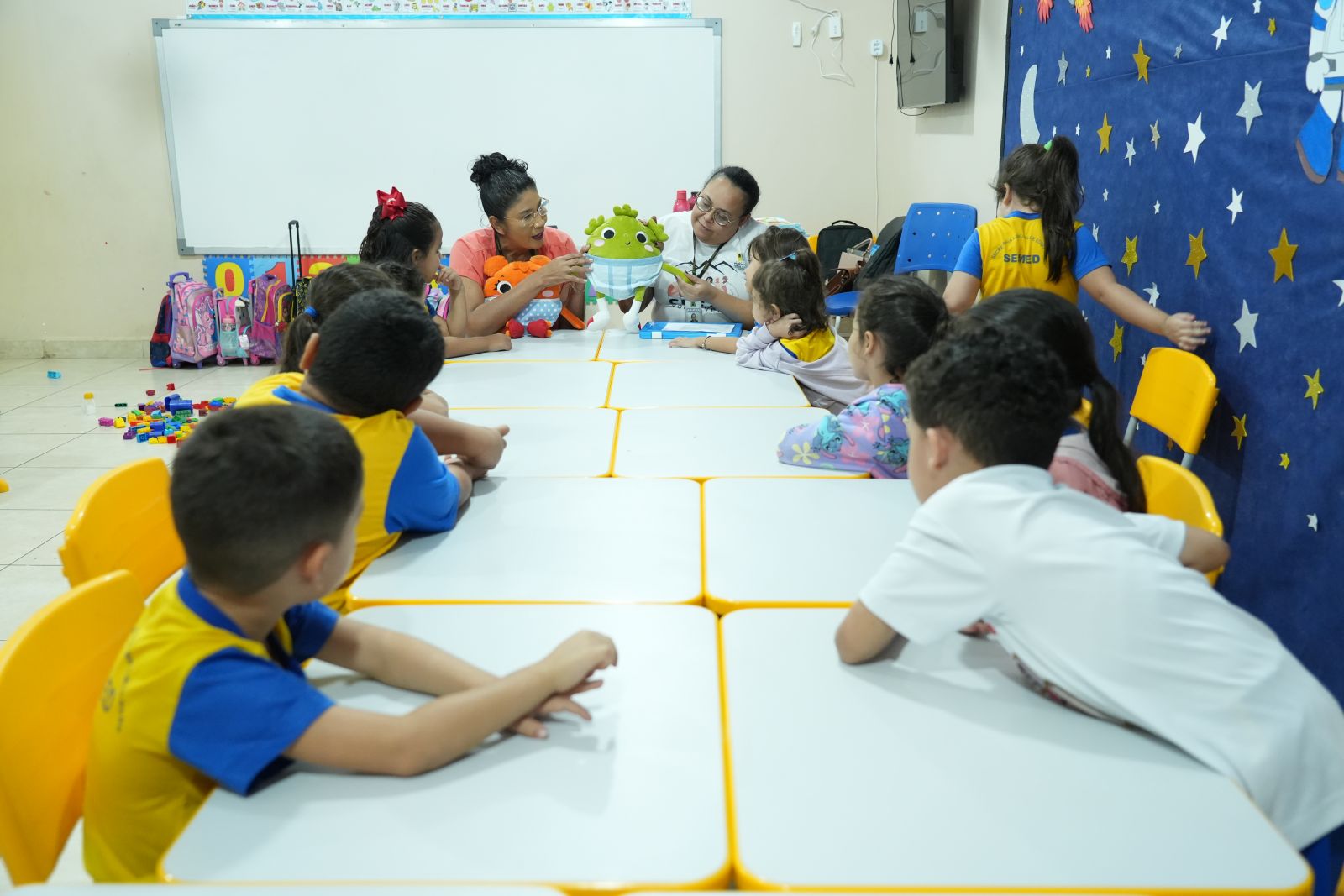 Iniciativa objetivou sensibilizar de forma lúdica e didática os pequenos alunos