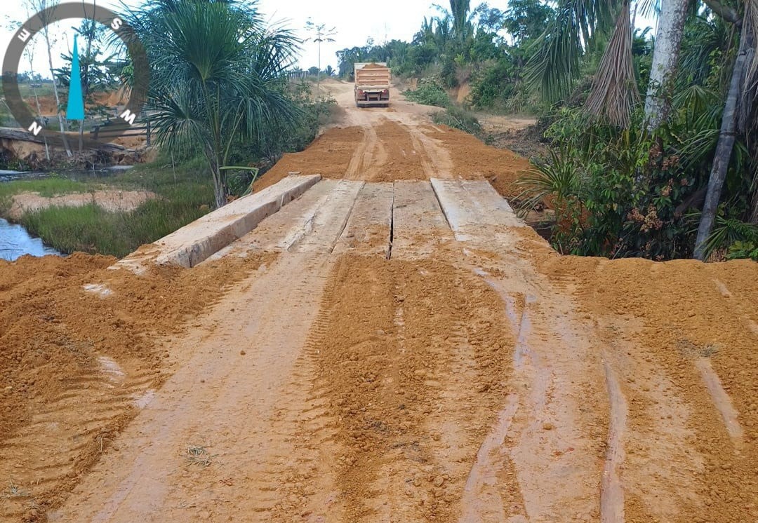 Semagric segue avançando com os serviços de recuperação de pontes e bueiros