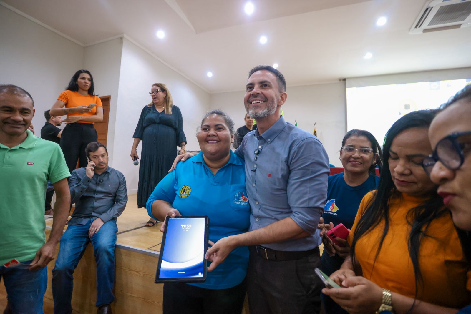 Léo Moraes destacou que o uso dessa tecnologia trará mais agilidade no fluxo de informações nas visitas domiciliares