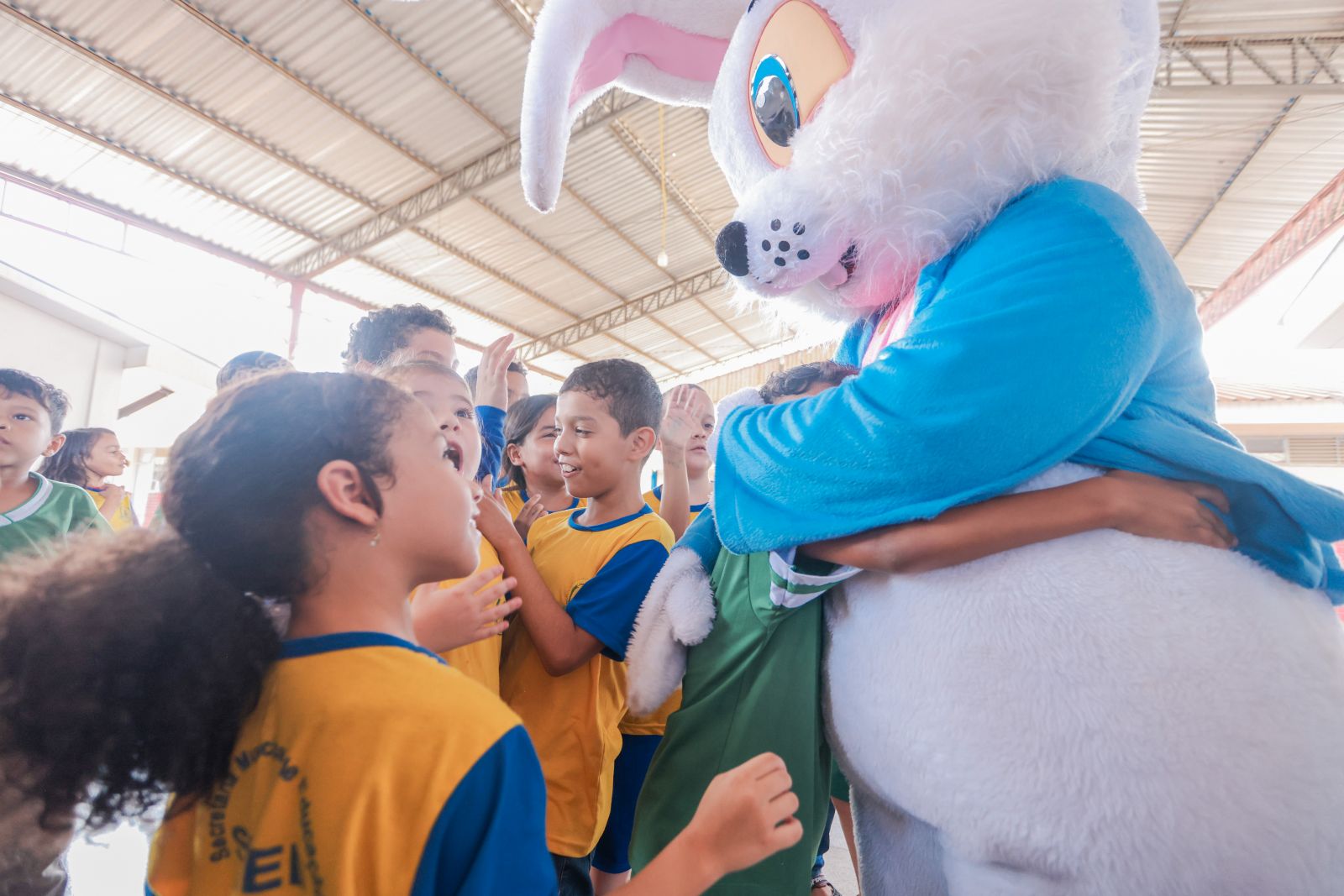 Ação foi um grande sucesso e proporcionou momentos de alegria e confraternização para os alunos