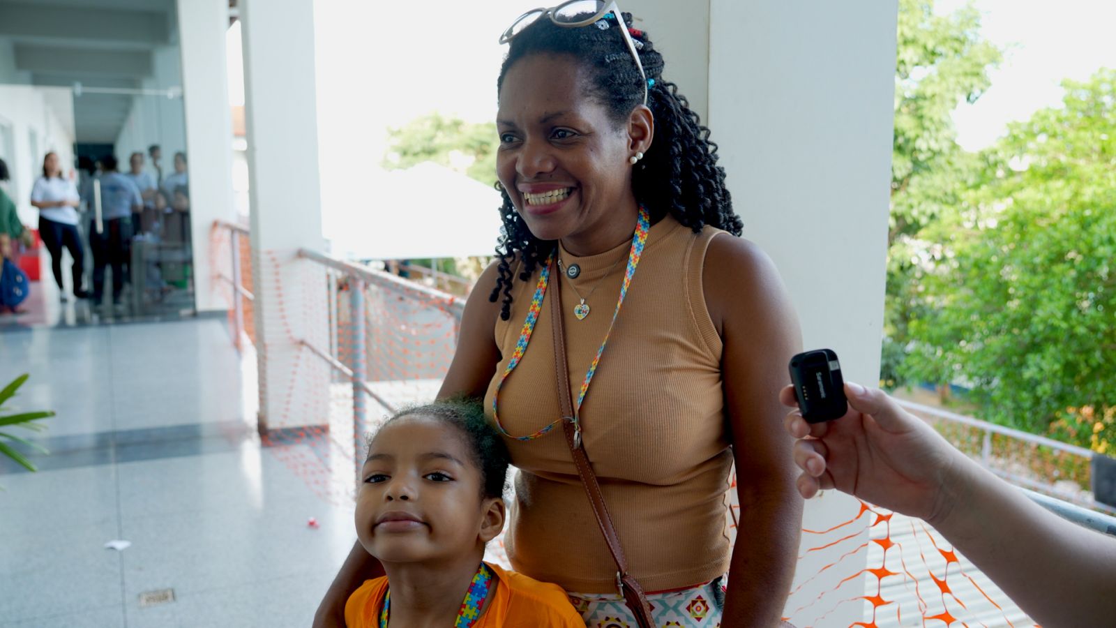  Elinei Gomes, moradora de Nova Mutum Paraná e mãe do pequeno Luís Davi, de 5 anos, relatou sua emoção