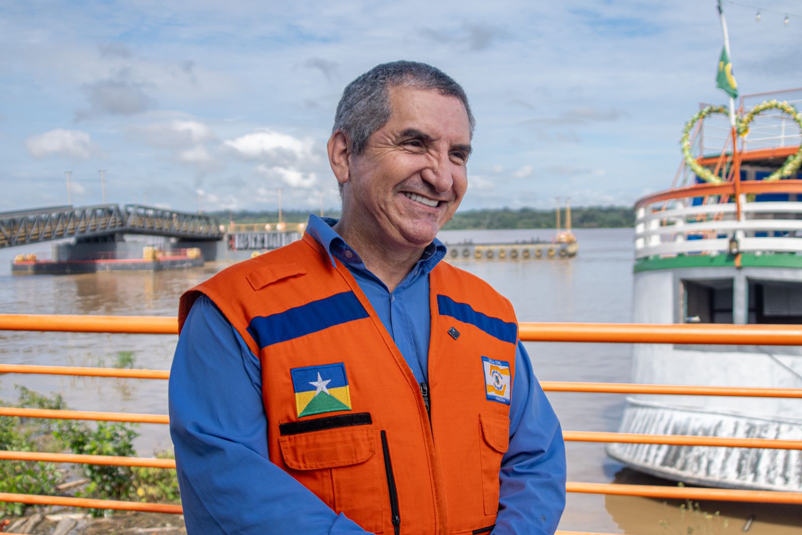 Marcos Berti, participou da atividade de monitoramento do rio Madeira