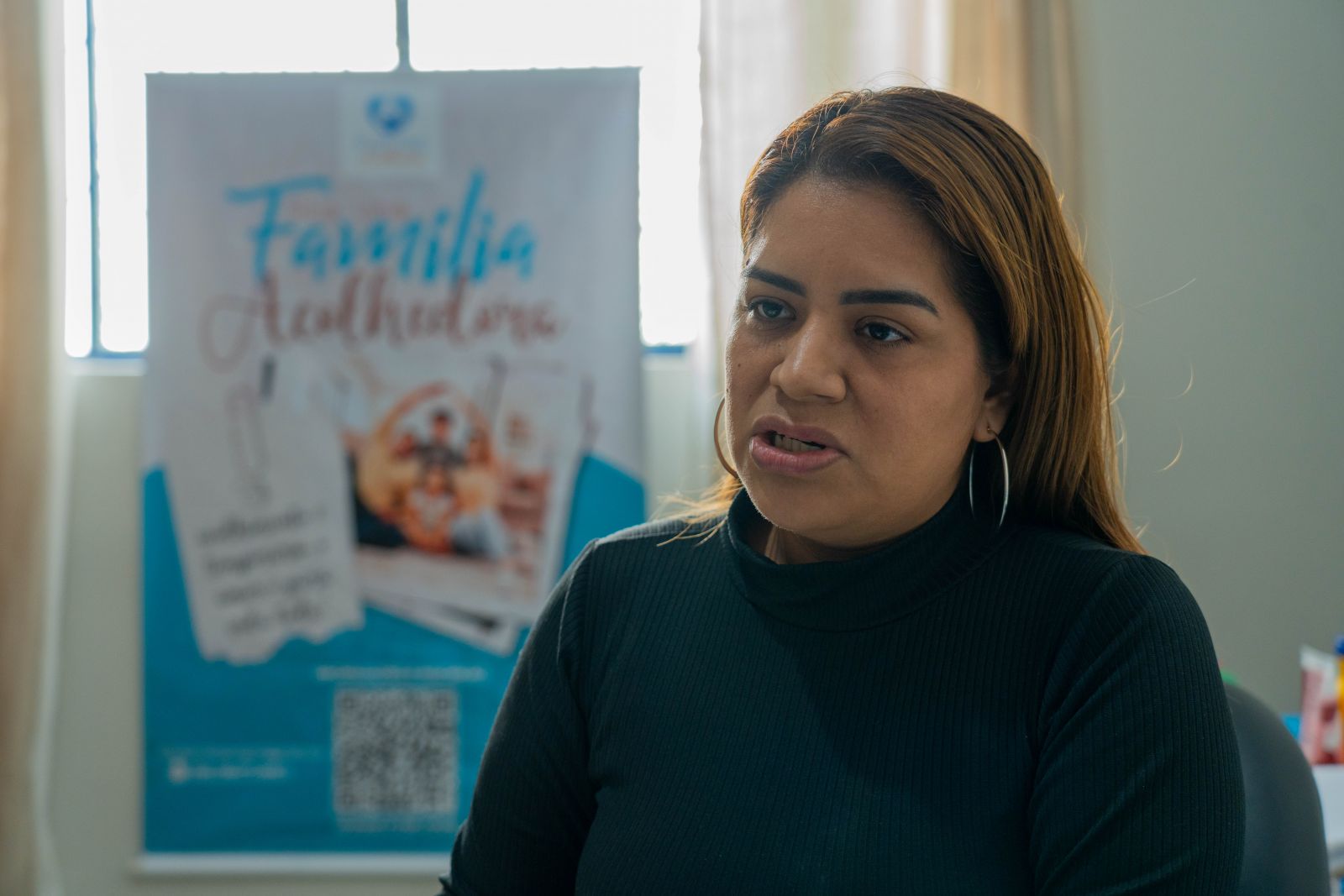 Magda Santos, as famílias acompanhadas por uma equipe de profissionais para receber crianças e adolescentes