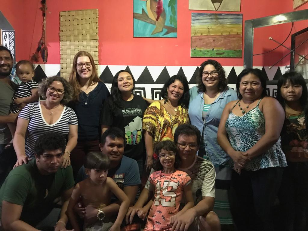 Reunião da equipe técnica da Prefeitura com povos originários durante a revisão do PDPM
