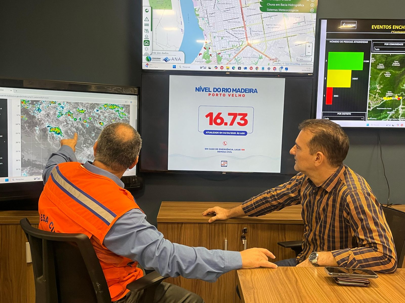  Sempog em colaboração com Defesa Civil na mitigação dos impactos da cheia do rio Madeira, em Porto Velho