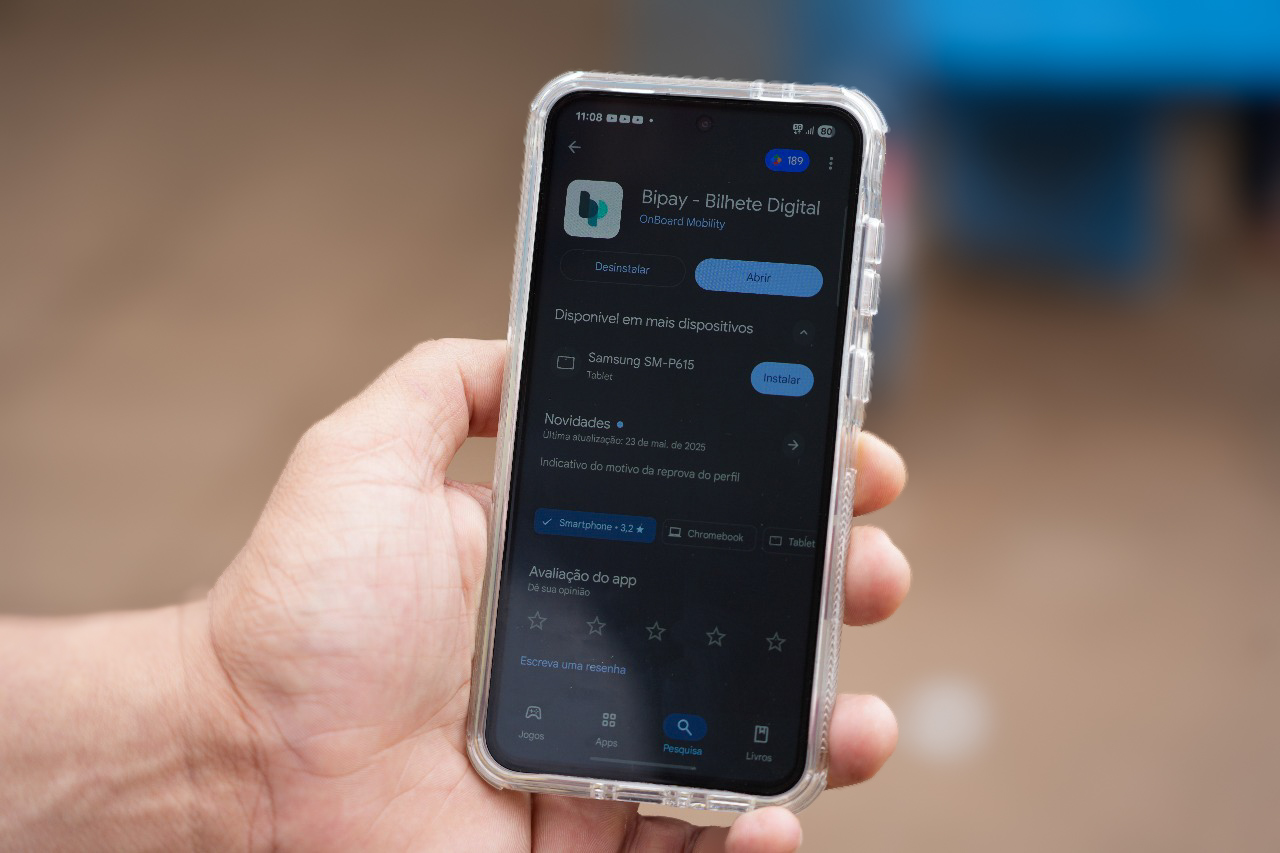 Novo sistema de bilhetagem agora será digital através do aplicativo Bipay