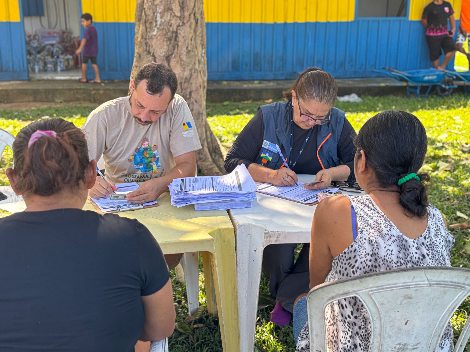 Força-tarefa realizou o cadastramento social da comunidade 