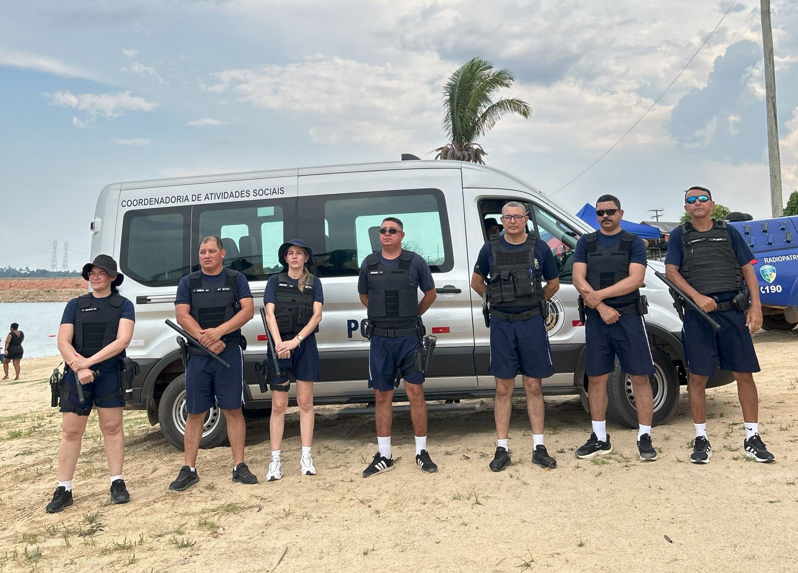 Festival contou com o apoio de vários órgãos como Polícia Militar